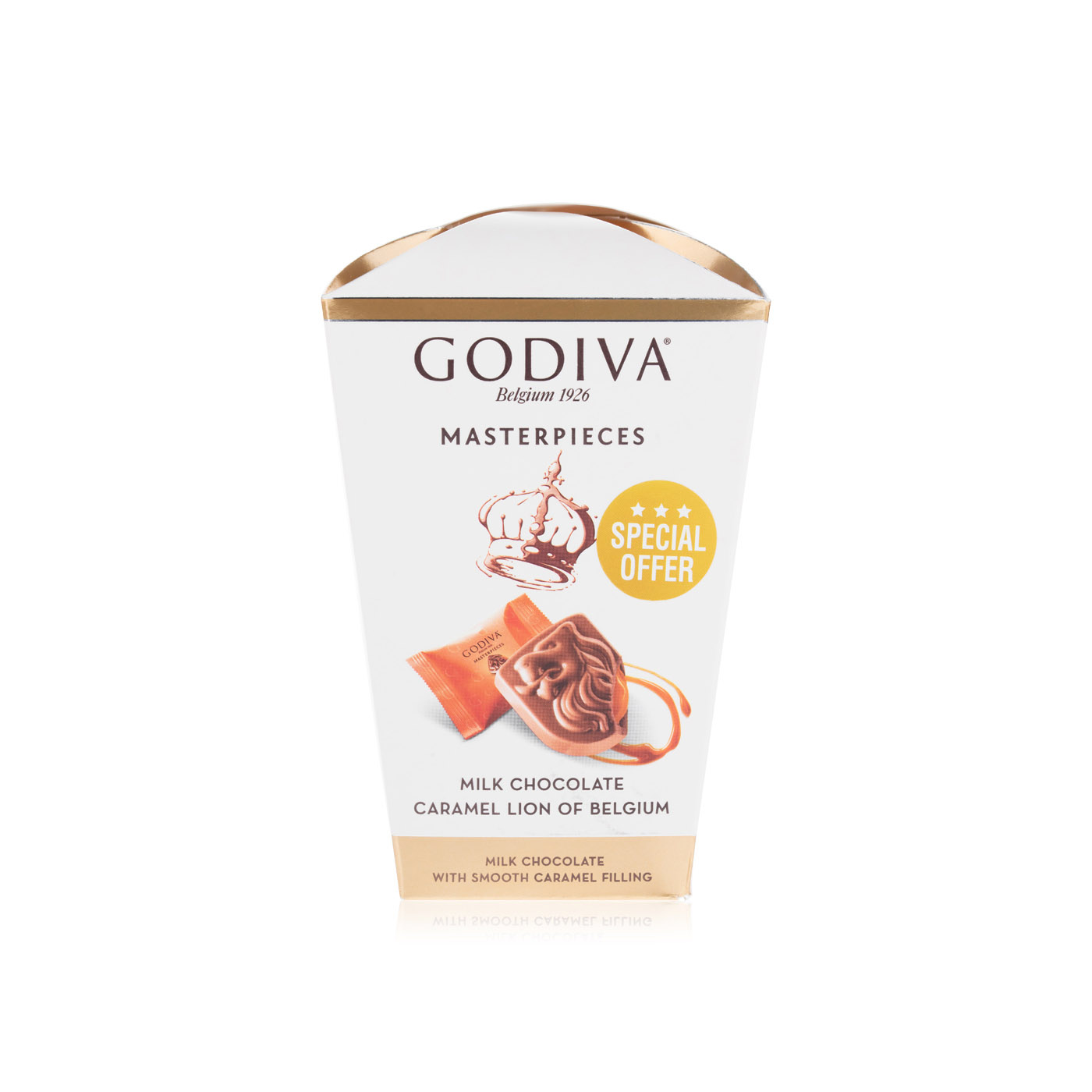 Godiva milk chocolate caramel lion 119g Spinneys UAE