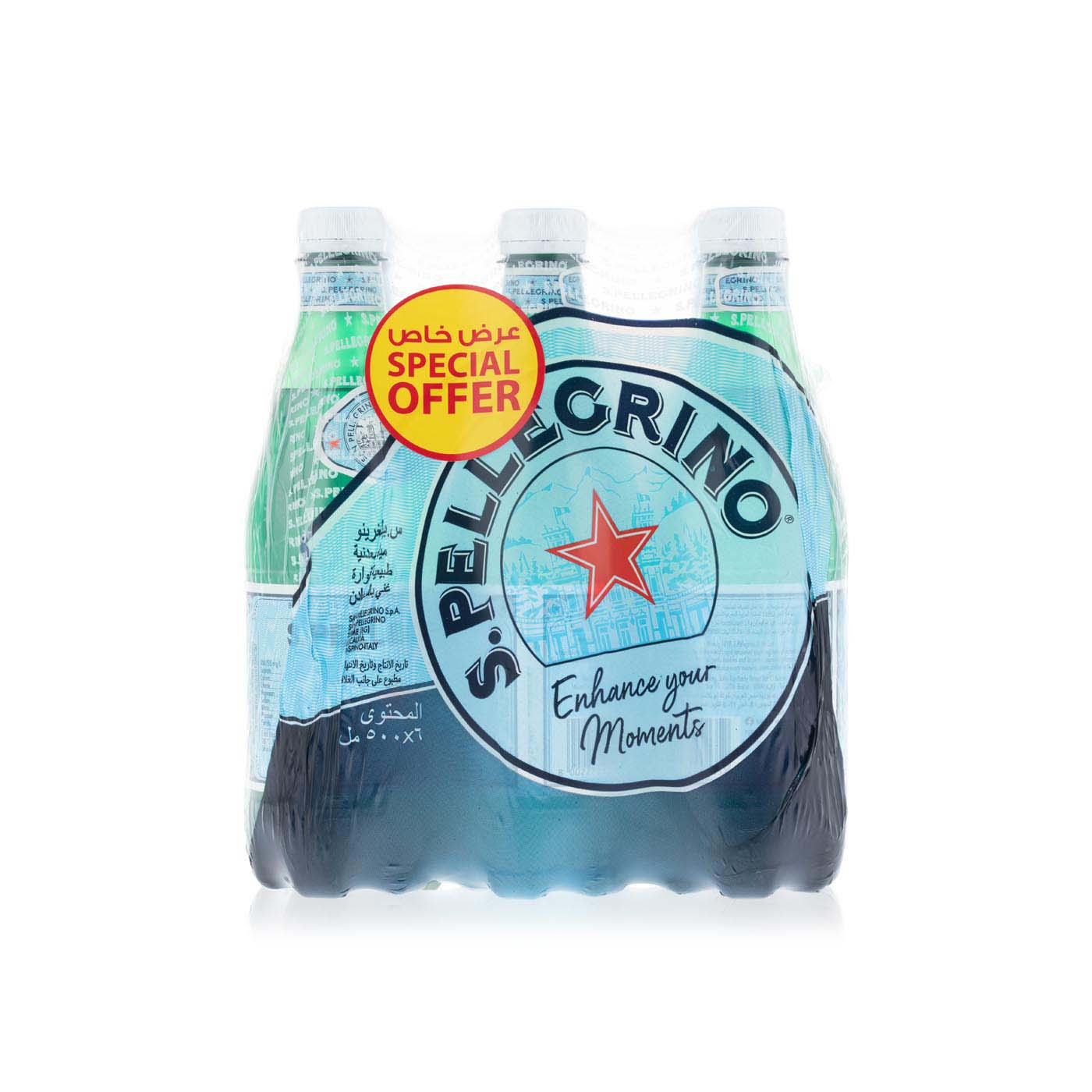 San Pellegrino Sparkling Water 500mlx 5 +1 Free