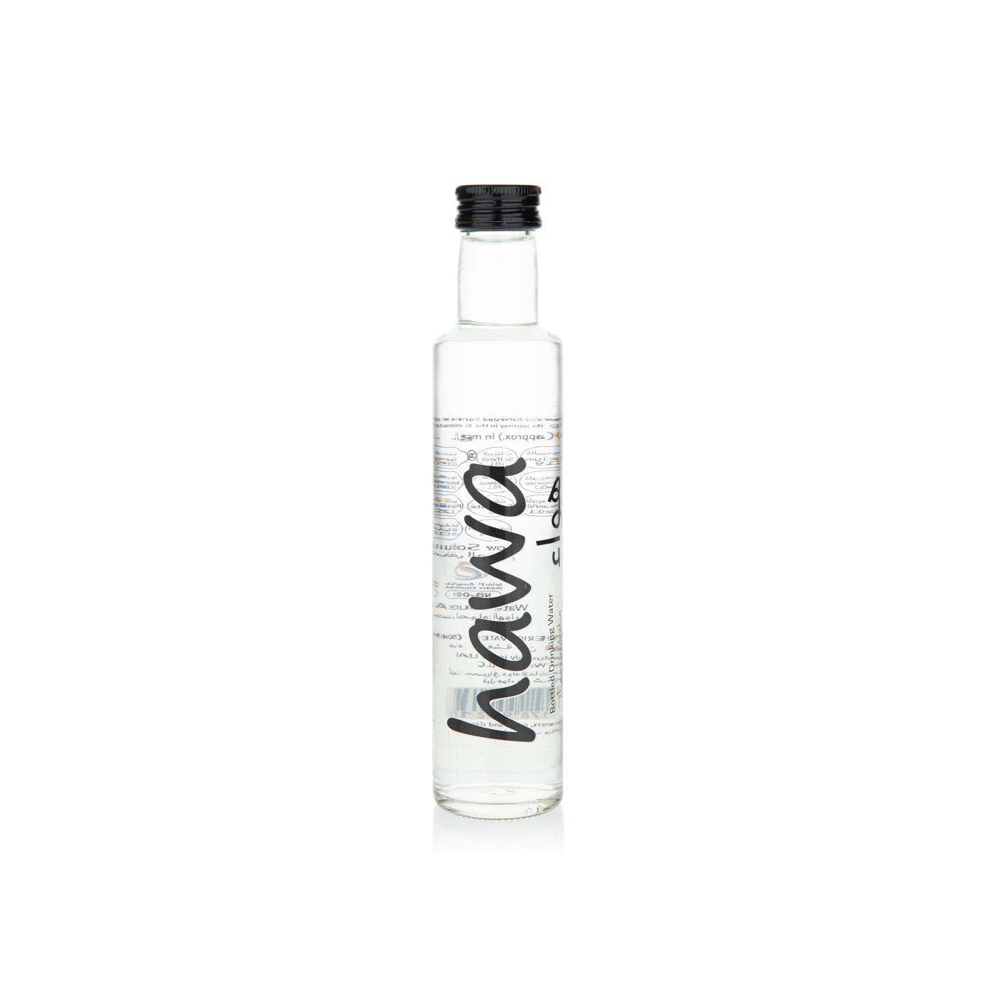 Hawa water glass bottle 250ml