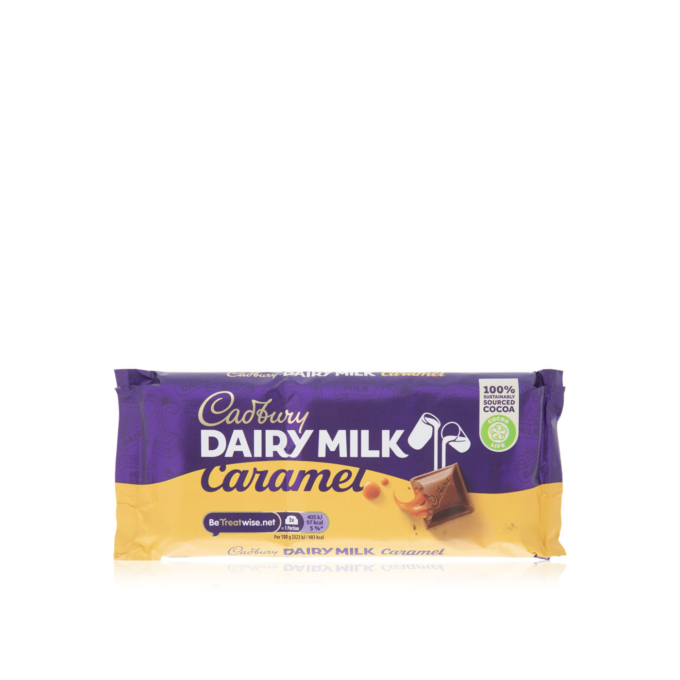 Cadbury Dairy Milk Caramel Chocolate Bar 120g Spinneys Uae 9648