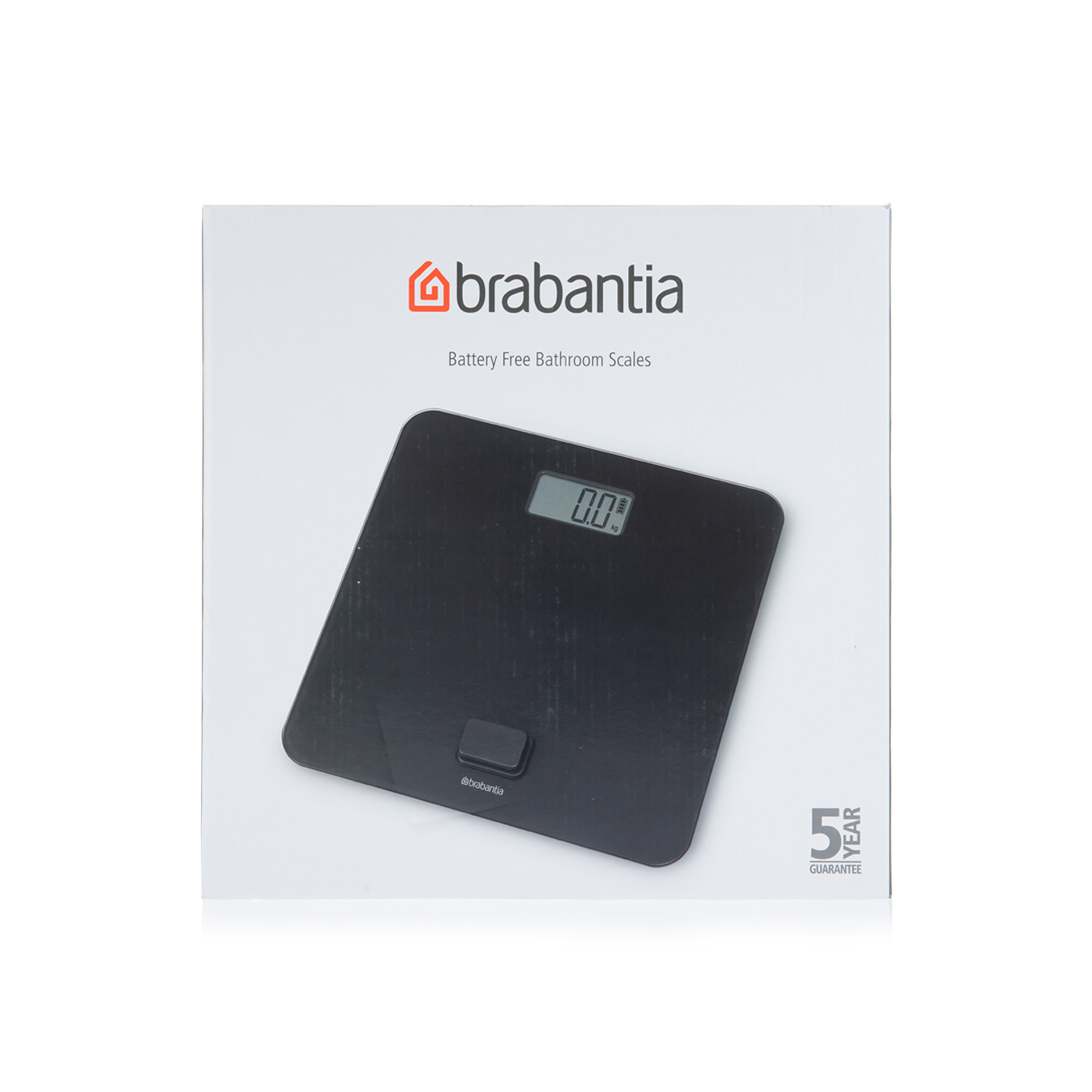 Brabantia battery free bathroom scale black Spinneys UAE