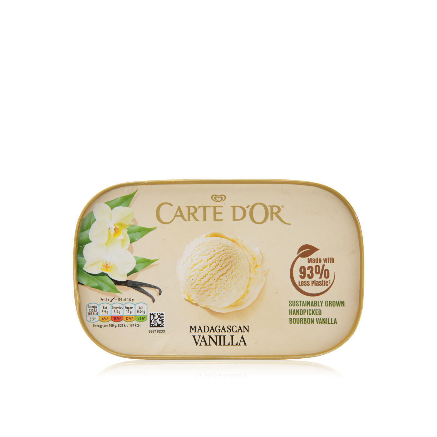 Carte D'Or Madagascan Vanilla Ice Cream Dessert 900Ml