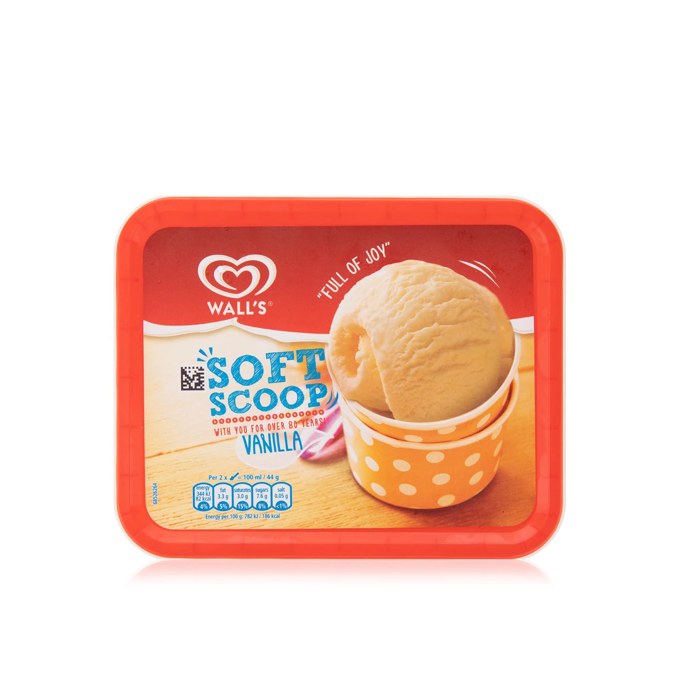Wall's soft scoop vanilla 1.8L Spinneys UAE