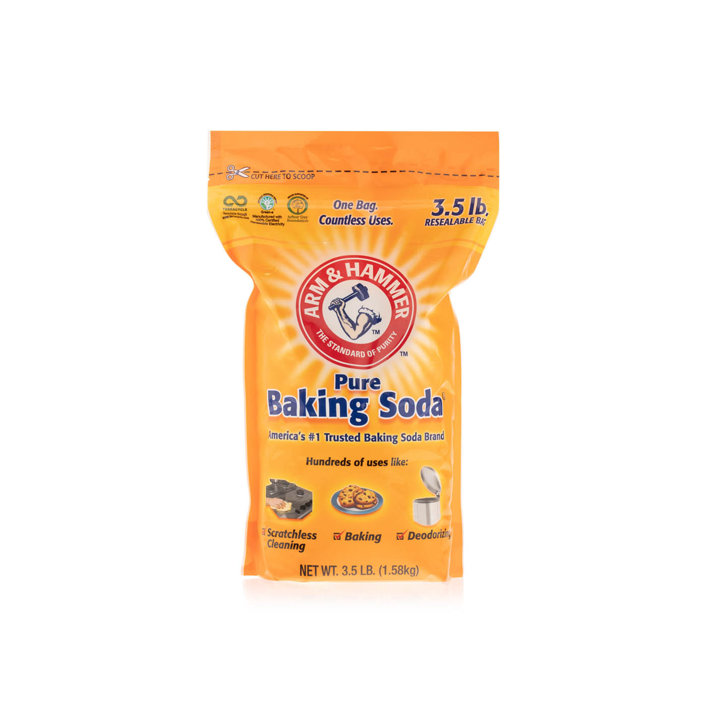 Arm & Hammer Pure Baking Soda 1.58kg