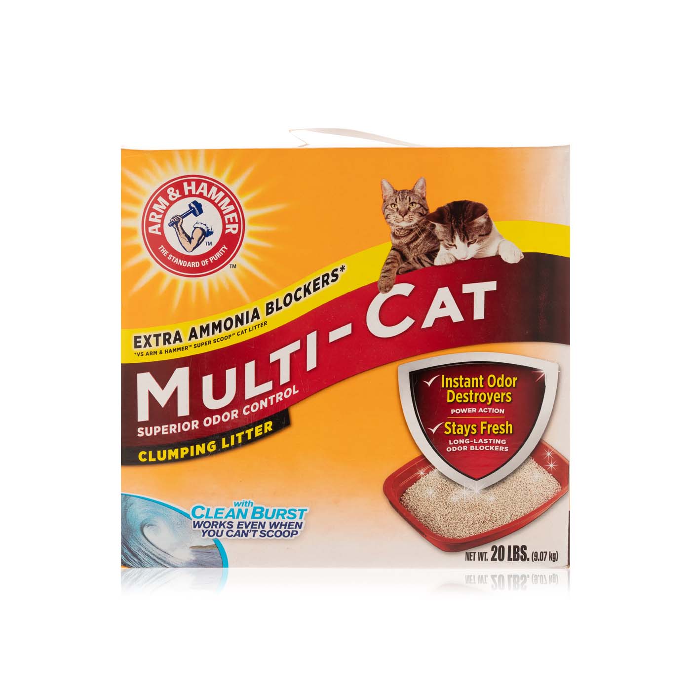 Arm & Hammer Multi-Cat Clumping Litter 9.07kg