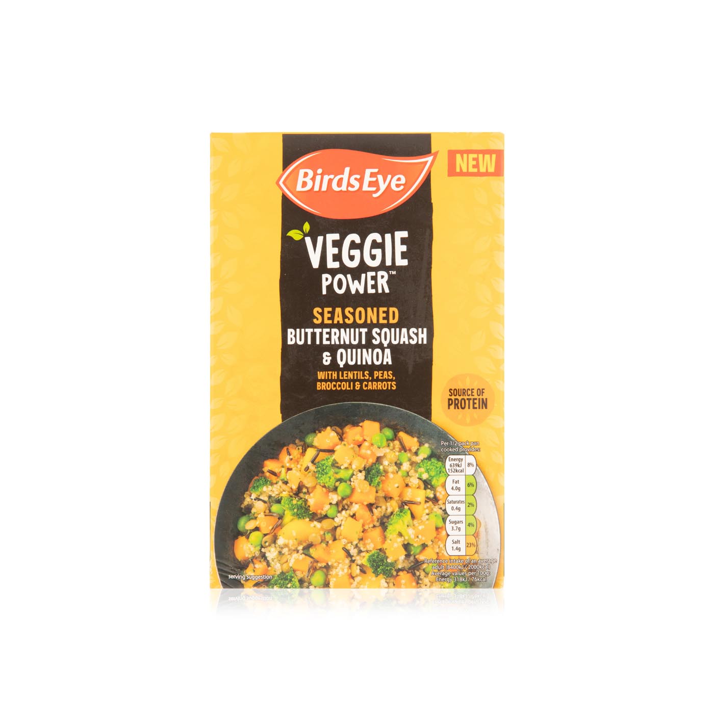 Birds Eye Frozen Veggie Power Seasoned Butternut Squash And Quinoa 400G