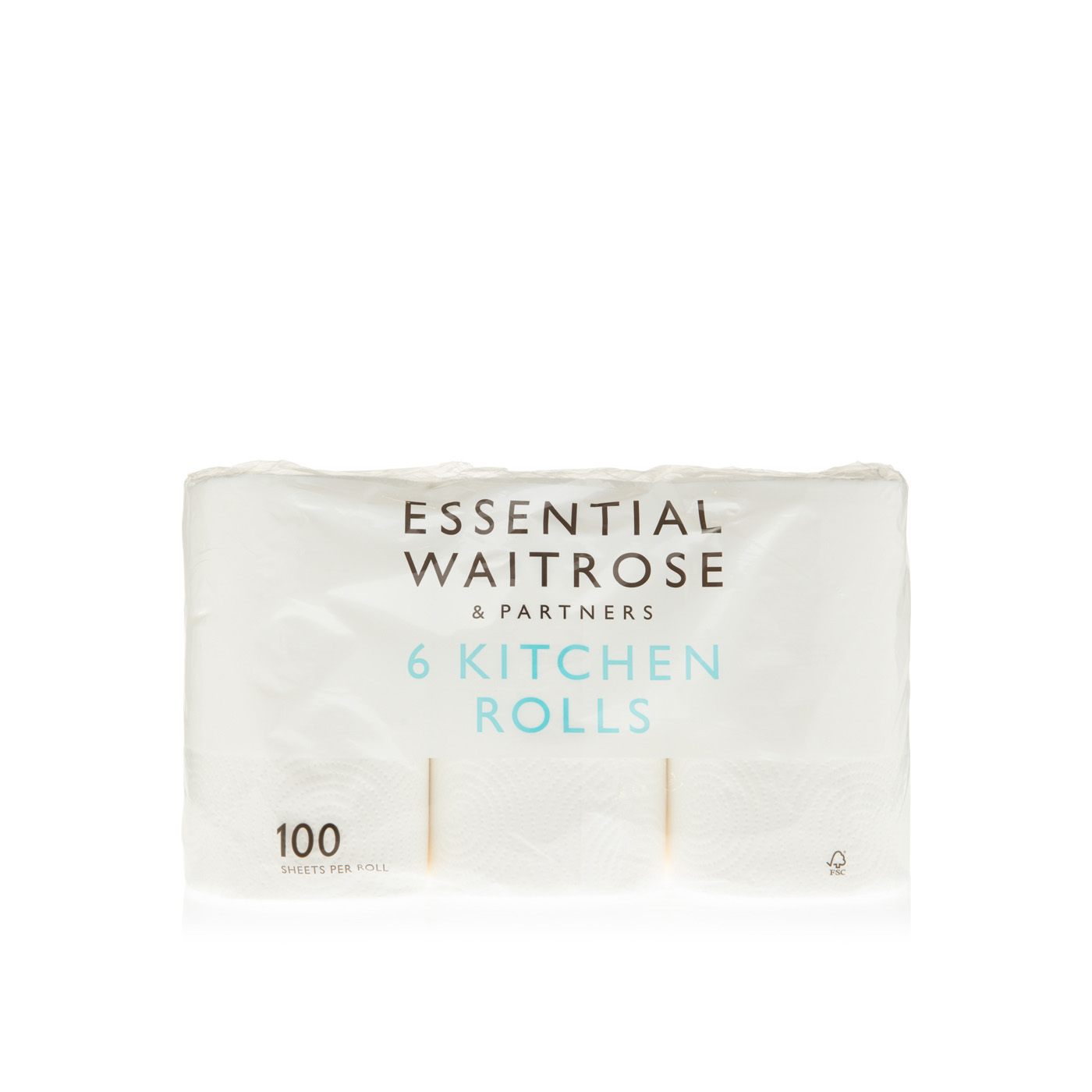 Waitrose Essentials Kitchen Towels 6 rolls Spinneys UAE