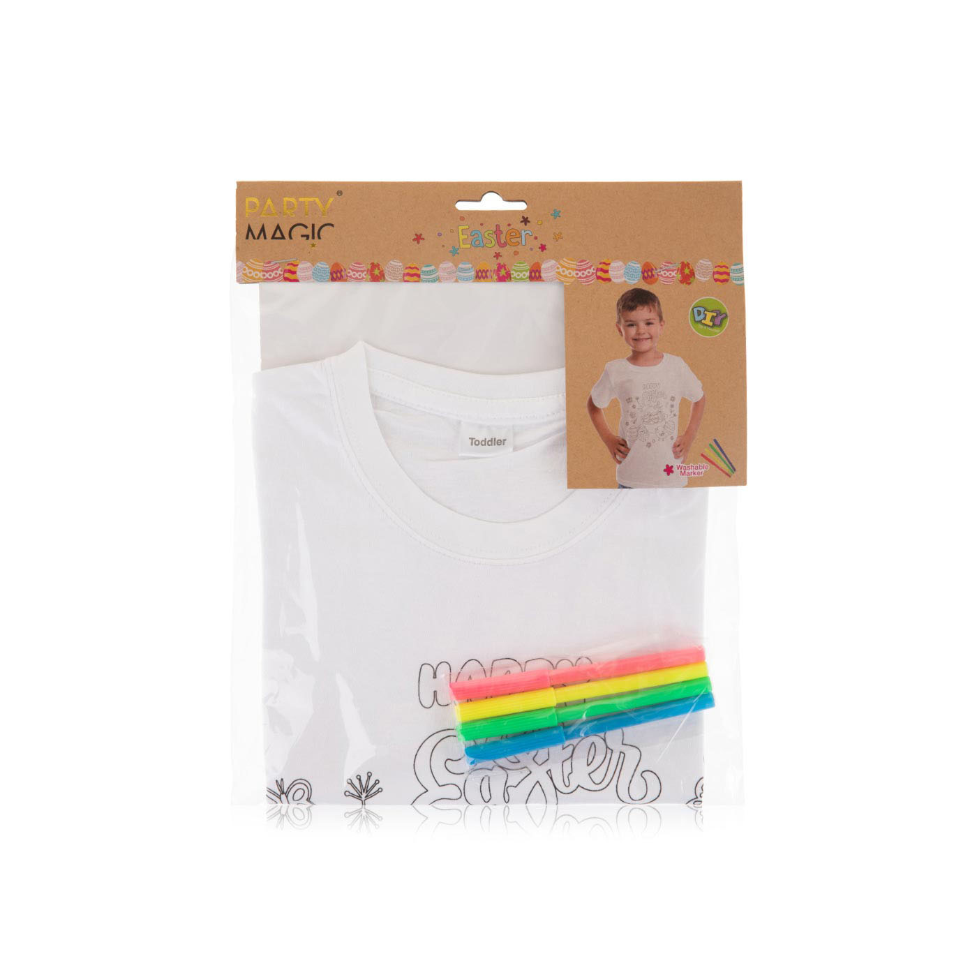 Party Magic Easter Diy Paint T-Shirt Toddler