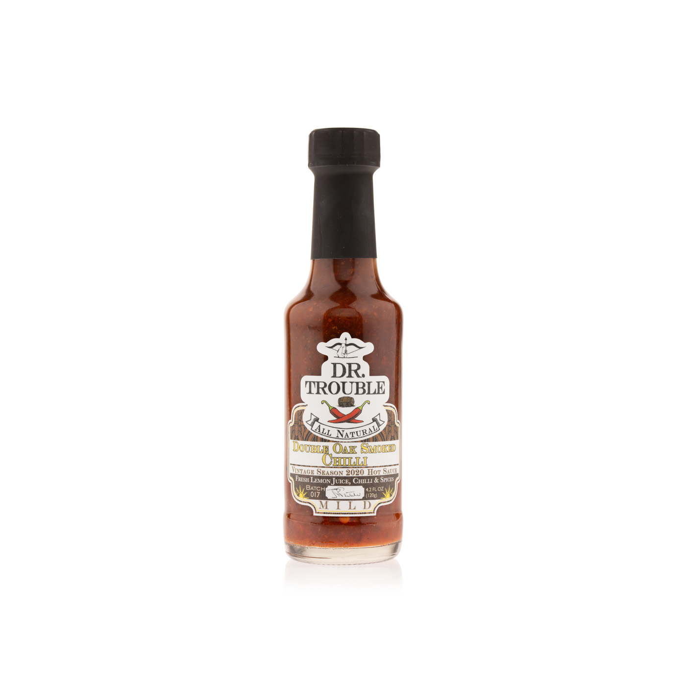 Dr Trouble double oak smoked hot chilli sauce 120g - Spinneys UAE