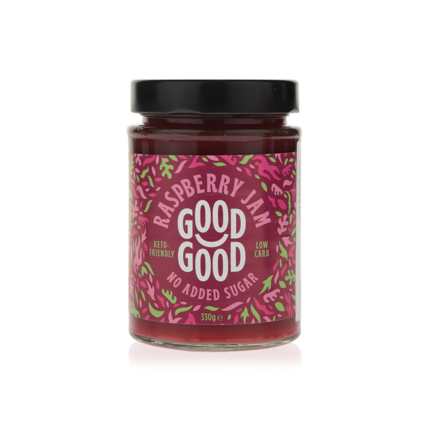 Good Good Raspberry Jam No Added Sugar 330g