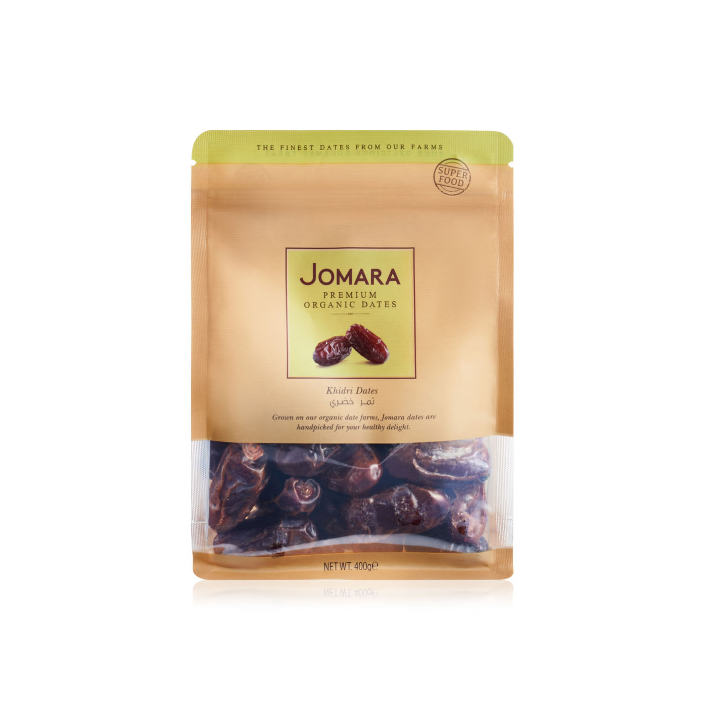 Jomara Organic Khidri Dates Pouch 400g