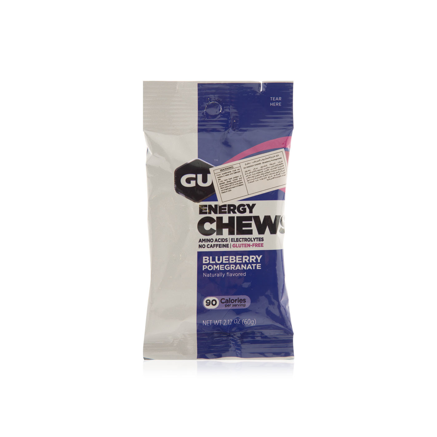 Gu energy chews blueberry pomegranate 60g Spinneys UAE