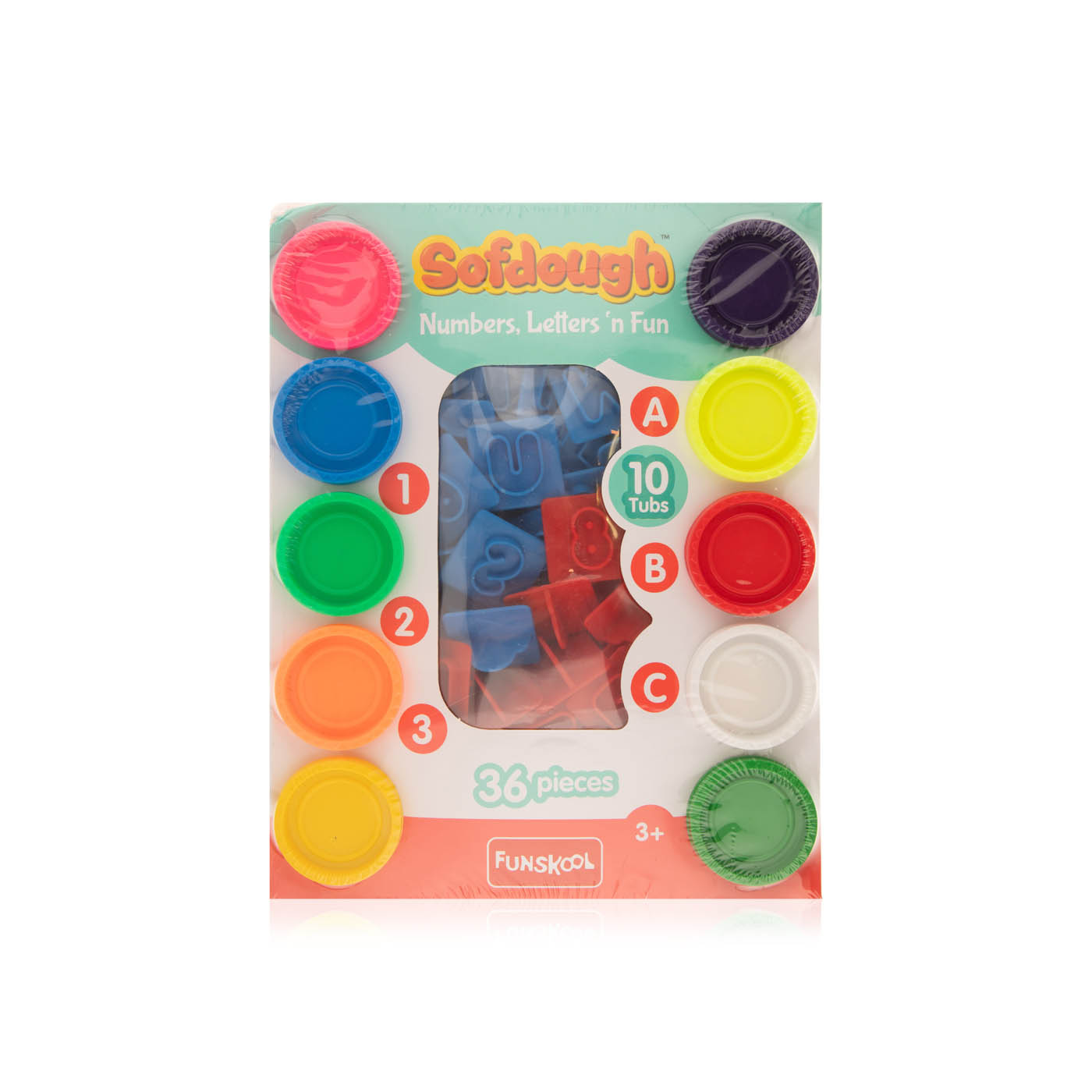 Funskool Sofdough Numbers Letters 'n Fun