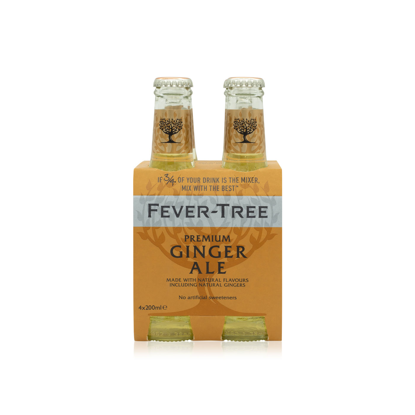 Fever-Tree Premium Ginger Ale 200ml x 4