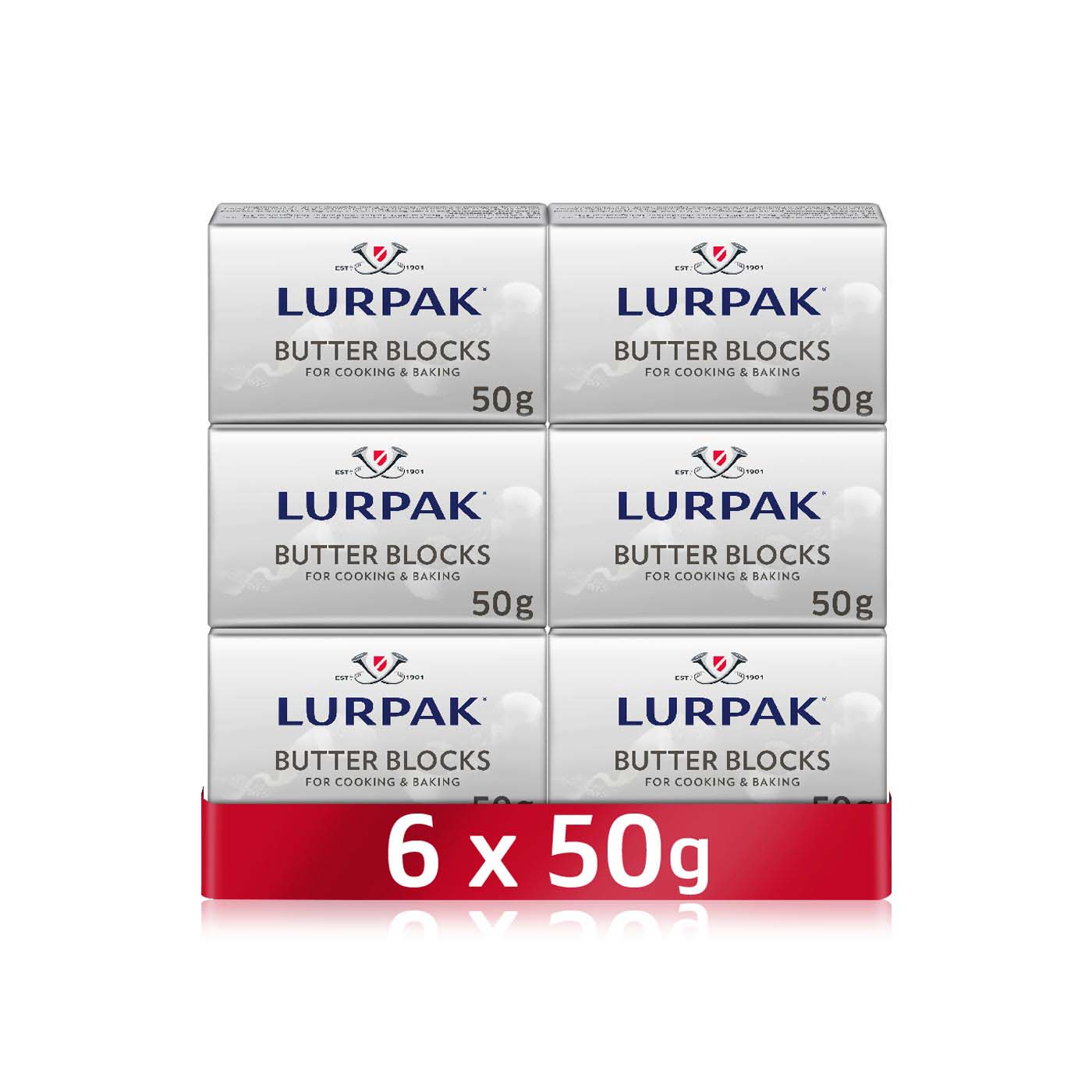 Lurpak butter blocks 50gx6 Spinneys UAE