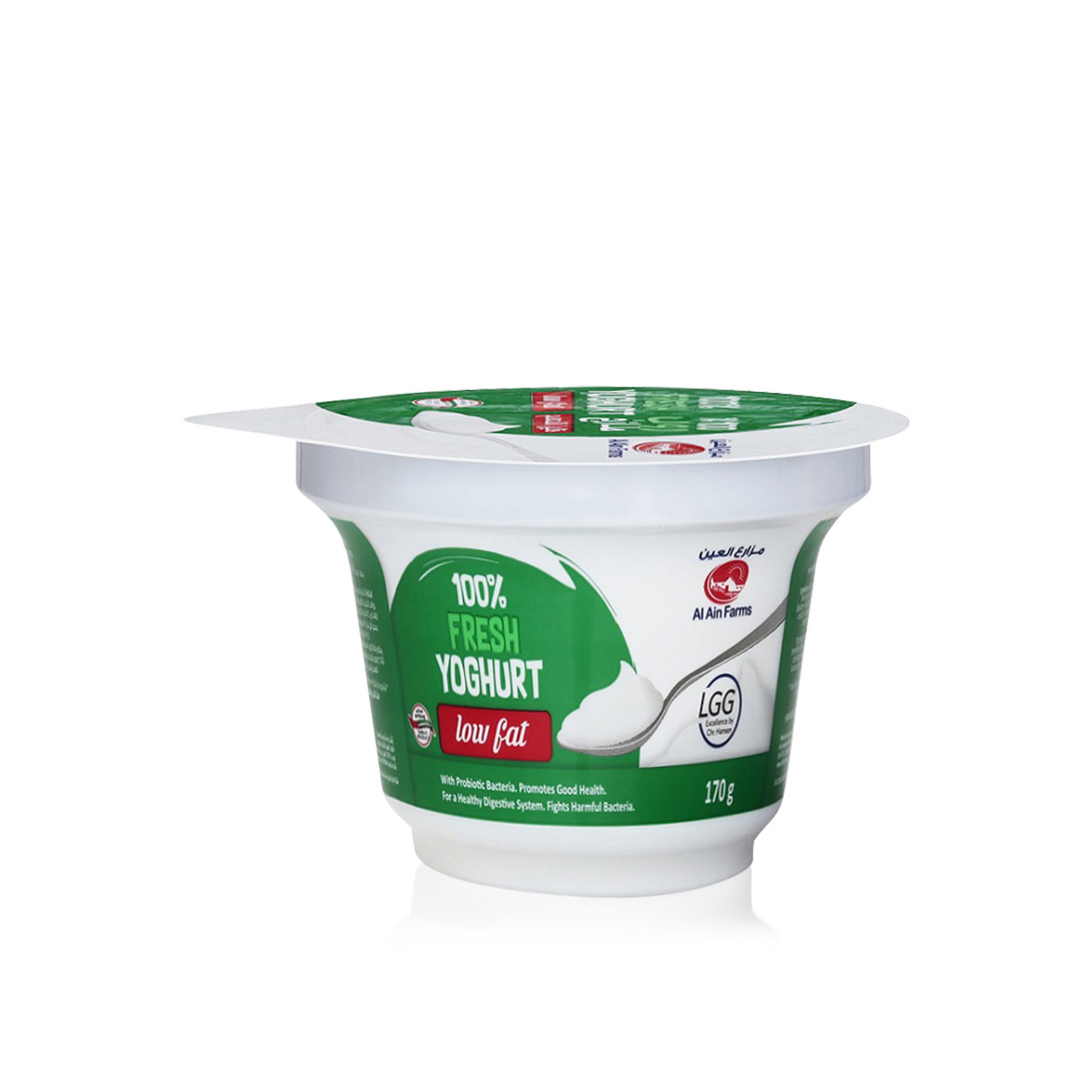 Al Ain Farms Plain Low-Fat Yoghurt 170g