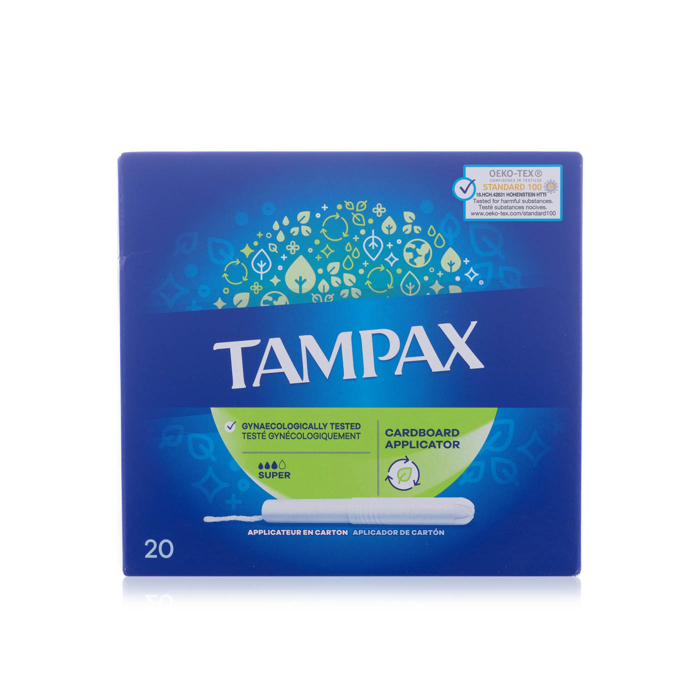 Tampax Blue Super Applicator Tampons 20 Pack