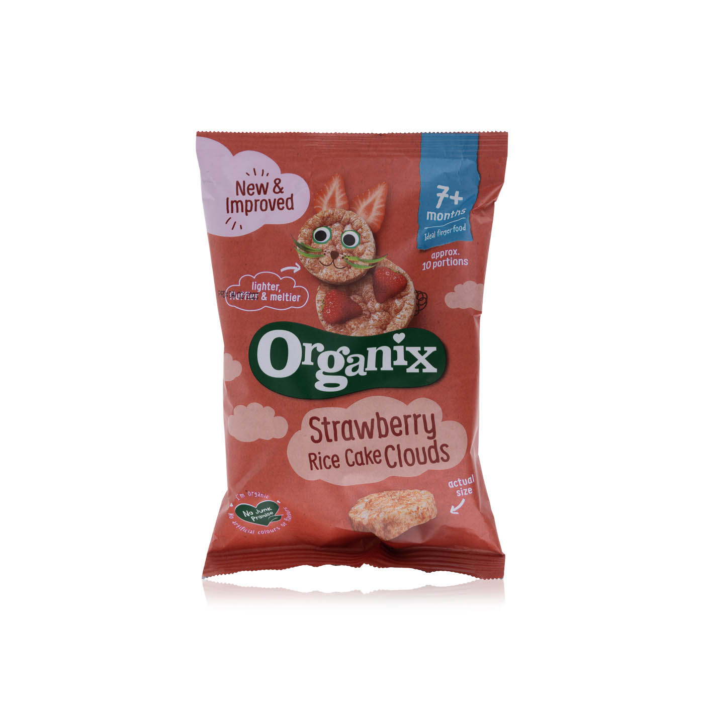 Organix Strawberry Rice Cake Clouds 40g