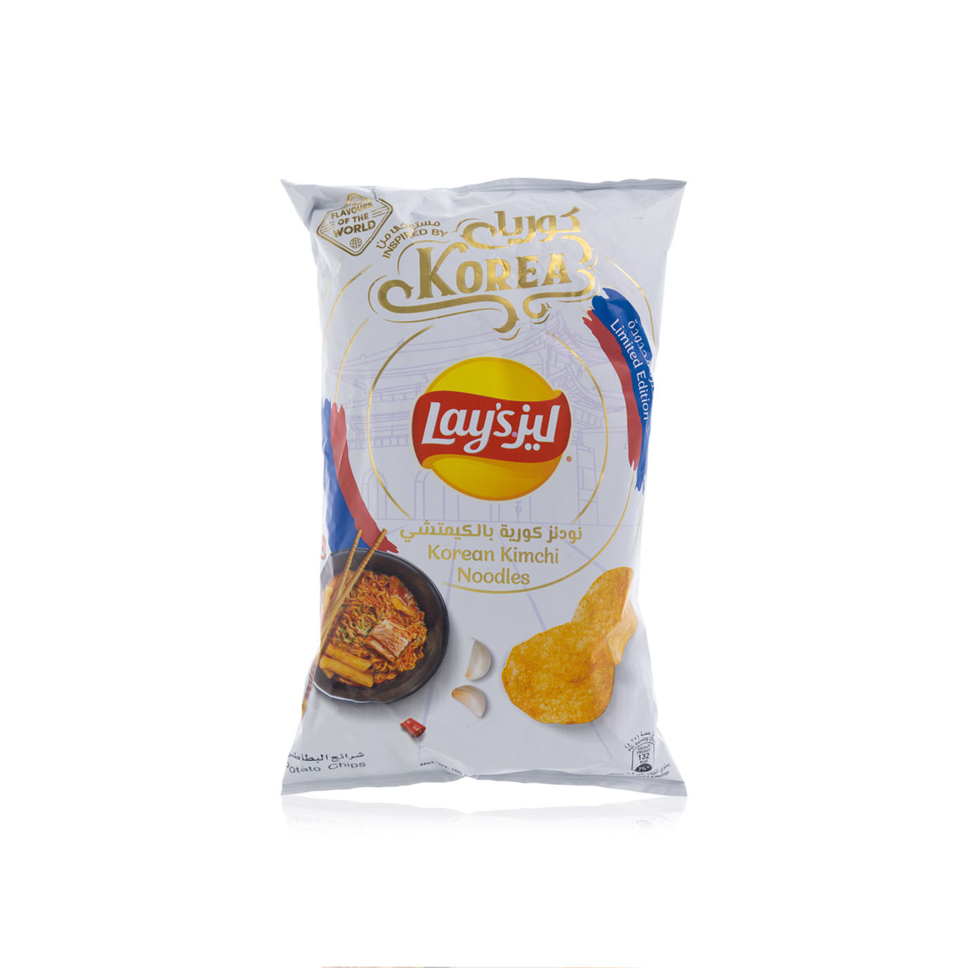 Lays korean kimchi noodles crisps 160g Spinneys UAE
