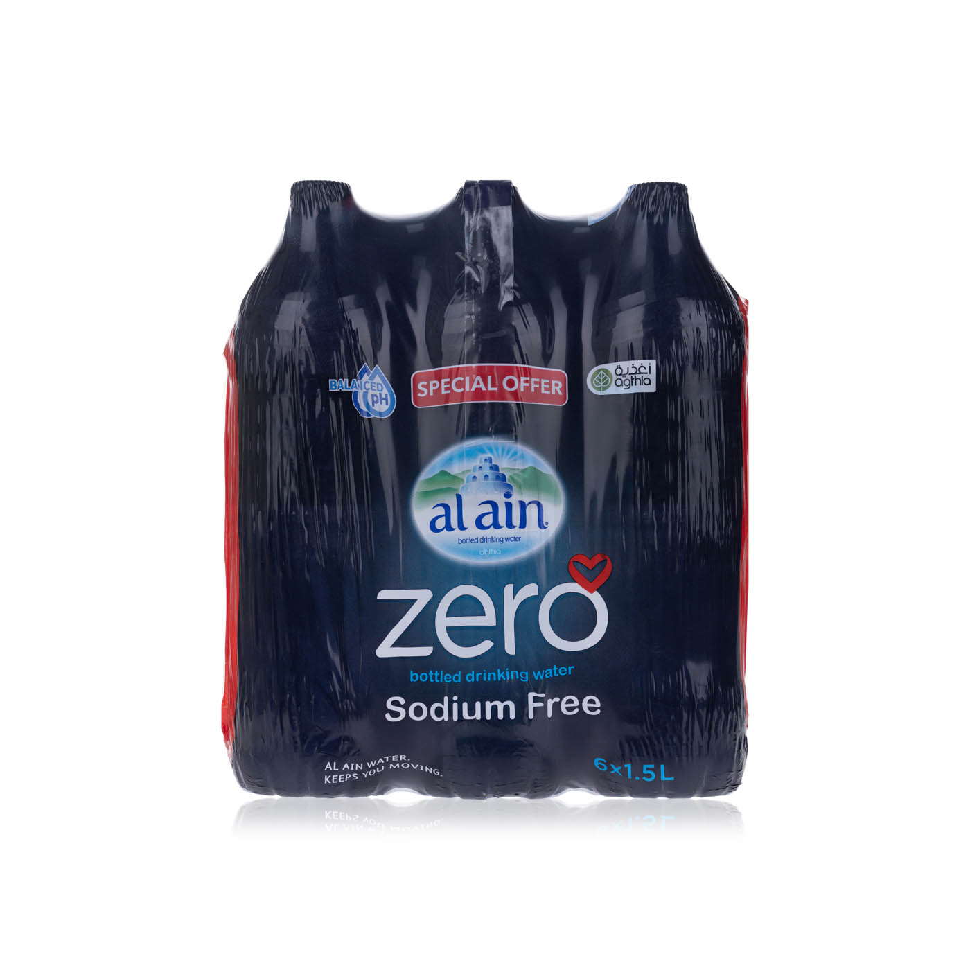 Al Ain Water Zero Sodium 1.5 litre x 6