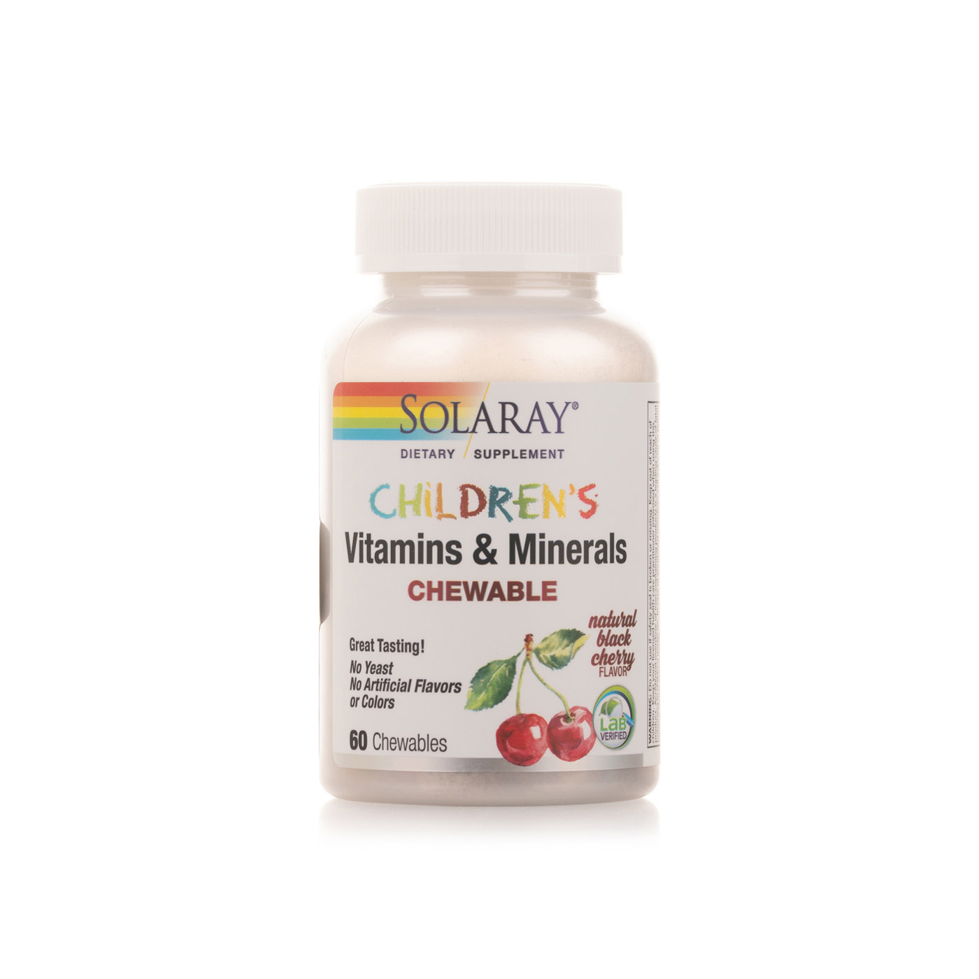 Solaray children's vitamins and minerals chewable 60 tablets Spinneys UAE