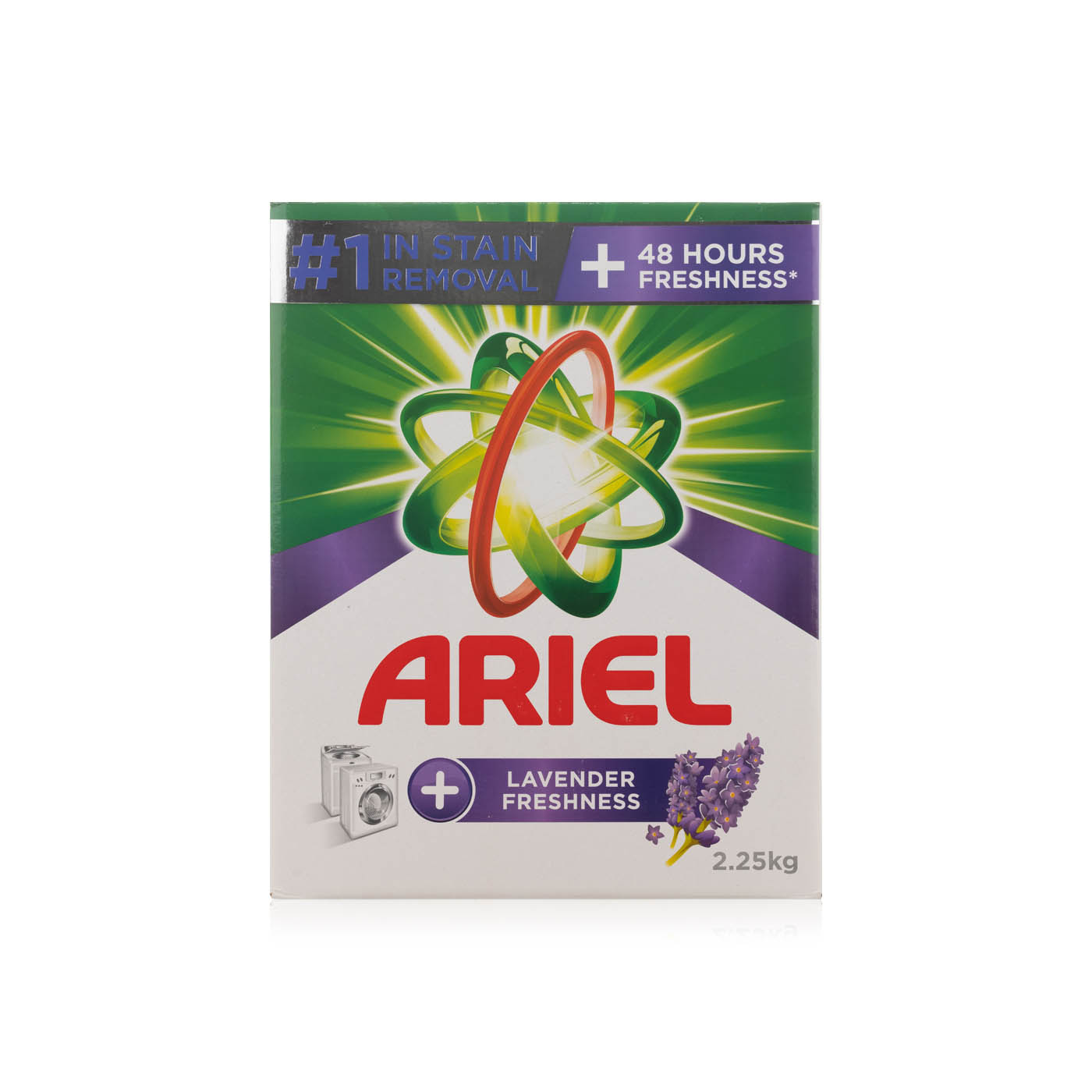Ariel automatic laundry powder detergent with lavender freshness 2.25kg Spinneys UAE
