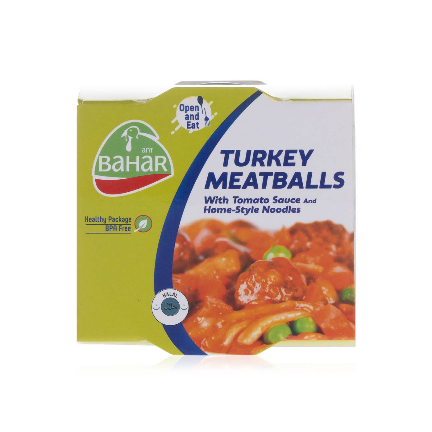 Bahar turkey meatballs with tomato sauce and homestyle noodles 195g