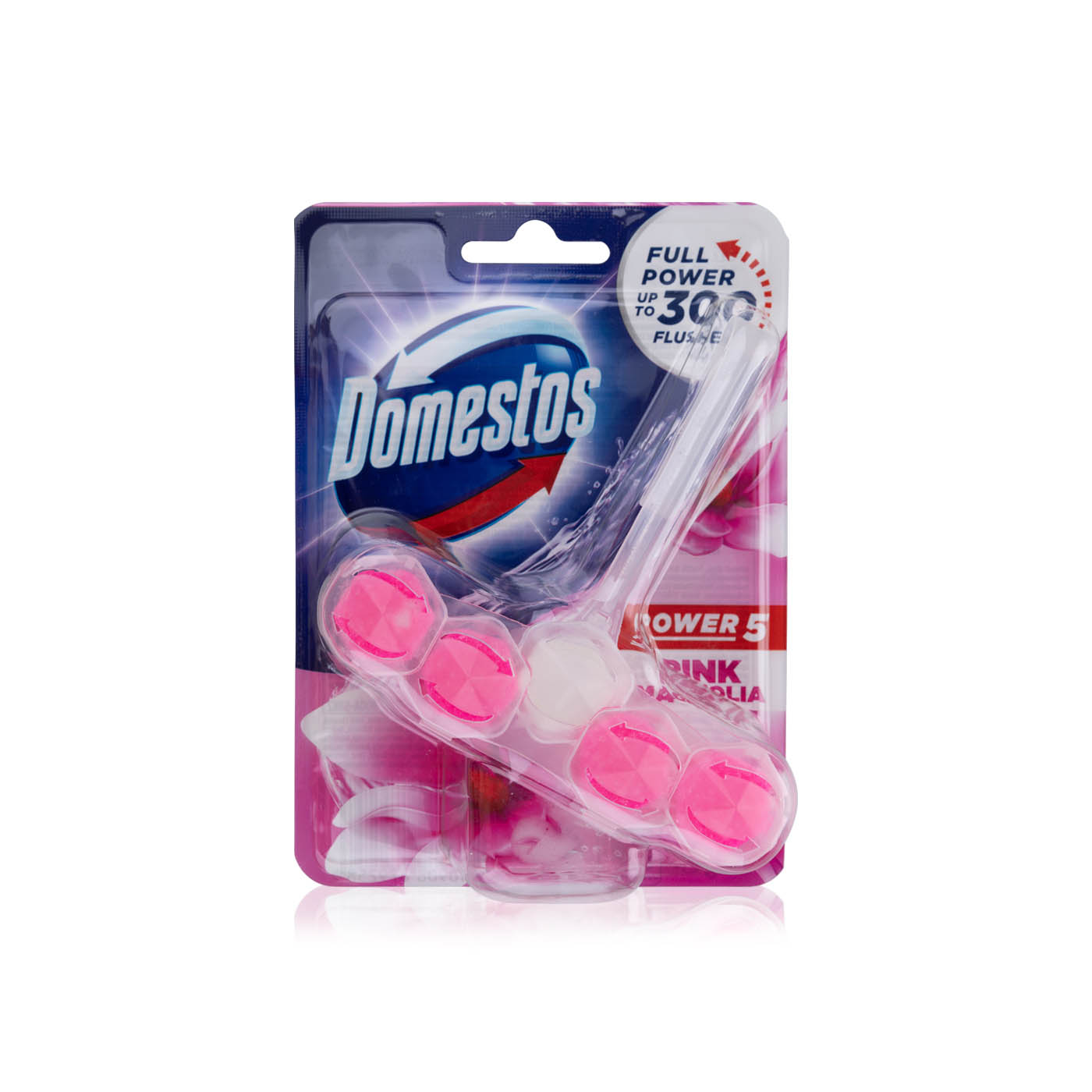 Domestos Power 5 Rim Block Pink Magnolia 55g Spinneys Uae 0020