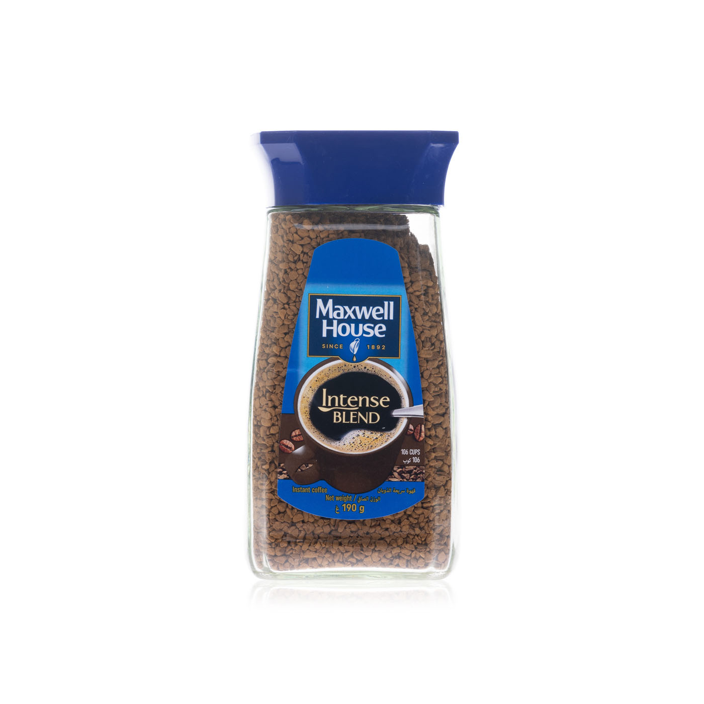 Maxwell House Intense Instant Coffee 190g - Spinneys UAE