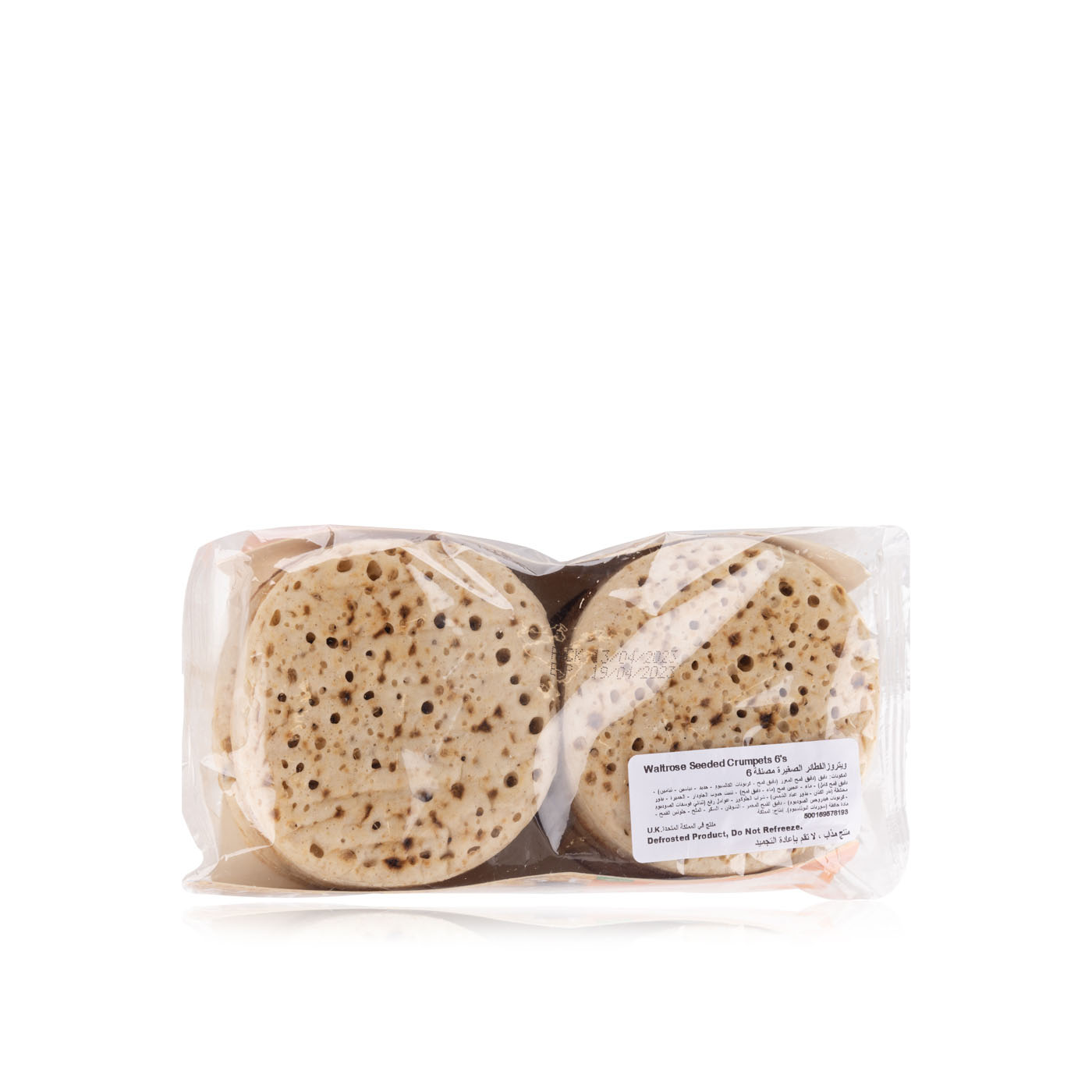 Waitrose Seeded Crumpets 6 Pack