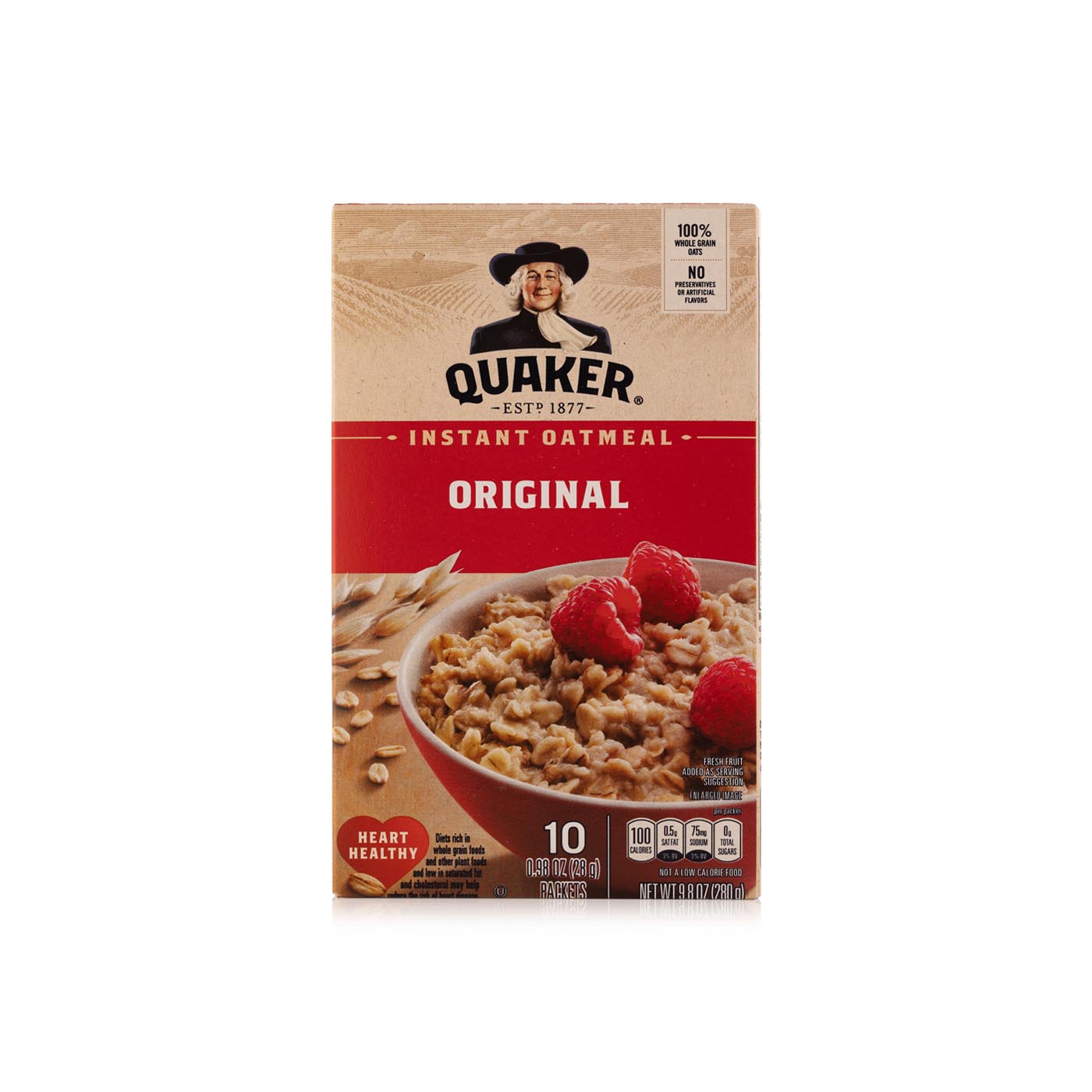 Quaker Original Instant Oatmeal 10 Sachets 280g Spinneys Uae