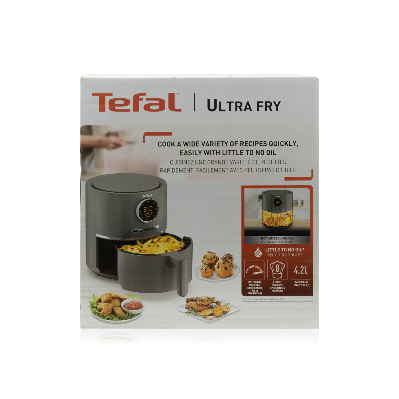 Tefal ultra air fryer 4.2l Spinneys UAE
