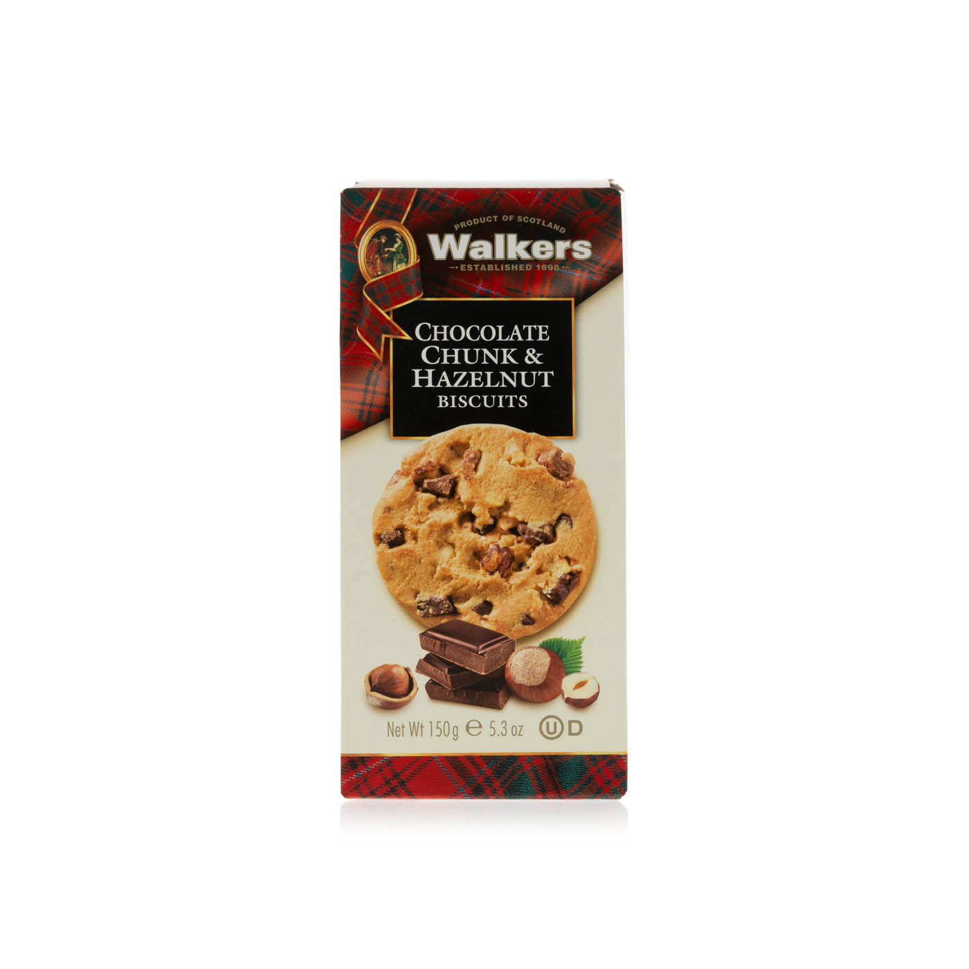 Walkers hazelnut and chocolate chunk biscuits 150g Spinneys UAE