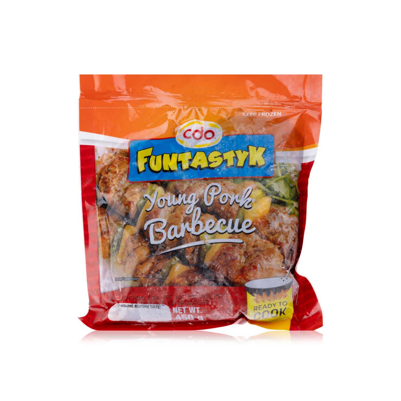 Cdo Funtastyk Frozen Marinated Young Pork Barbecue 450G