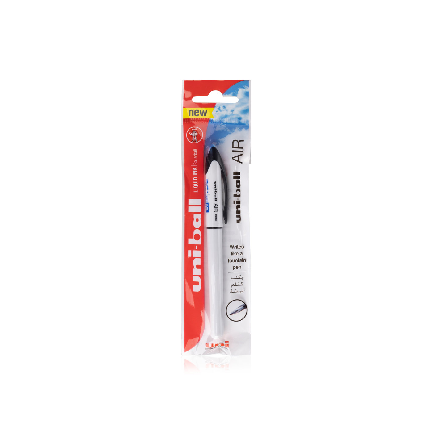 UniBall air micro rollerball pen White Spinneys UAE