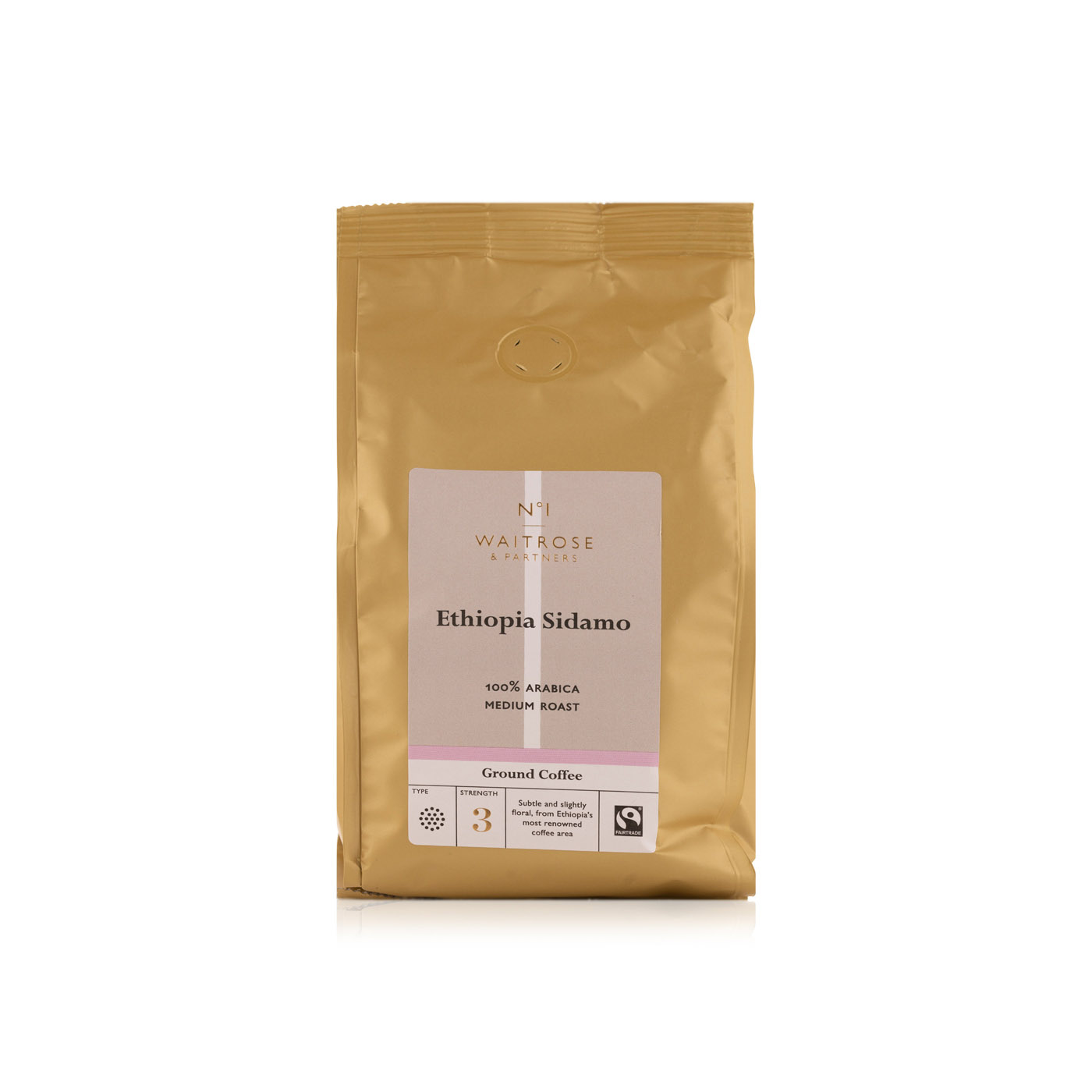 Waitrose No.1 Ethiopia Sidamo Ground Coffee 227g