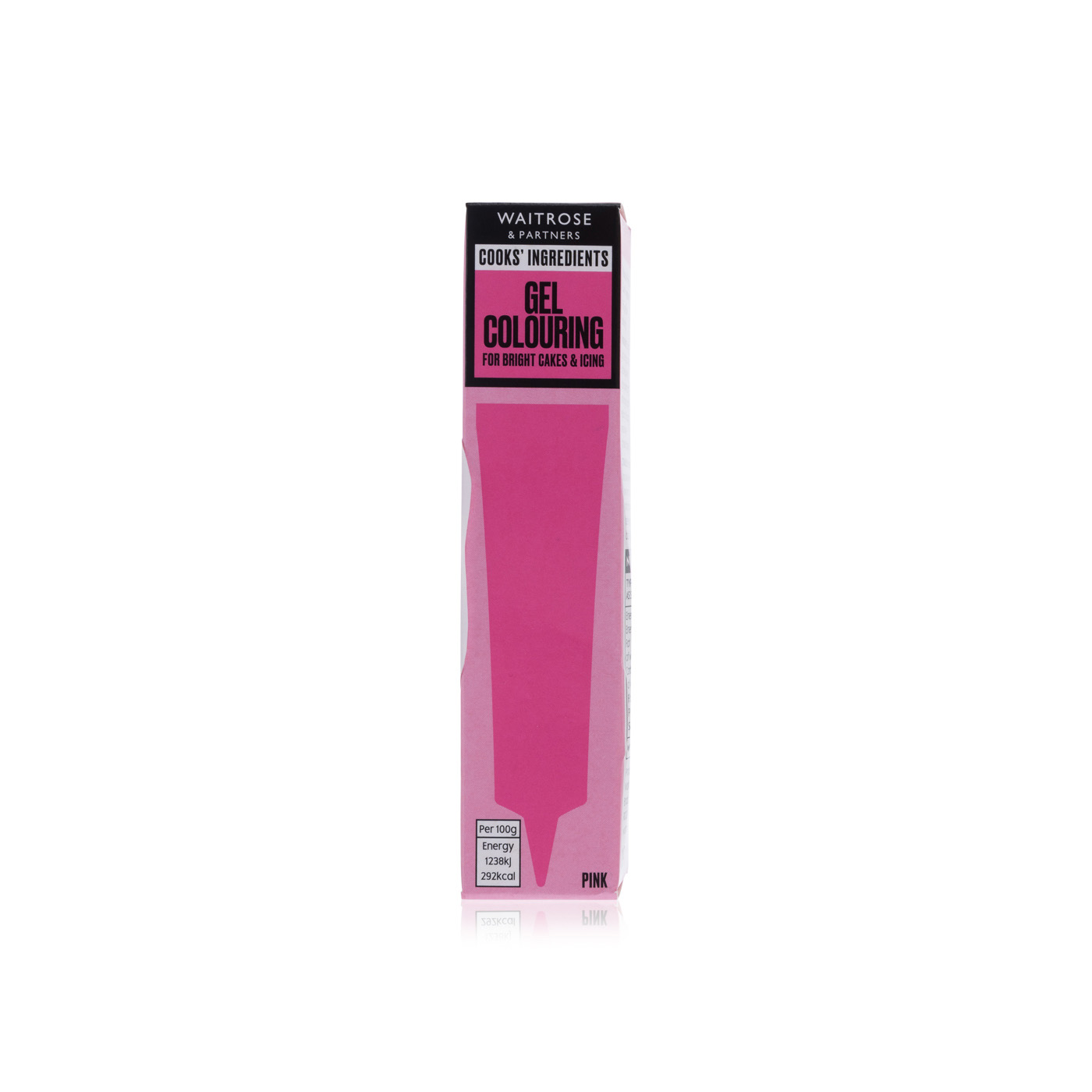 Waitrose Cooks' Ingredients Pink Gel Colouring 19g