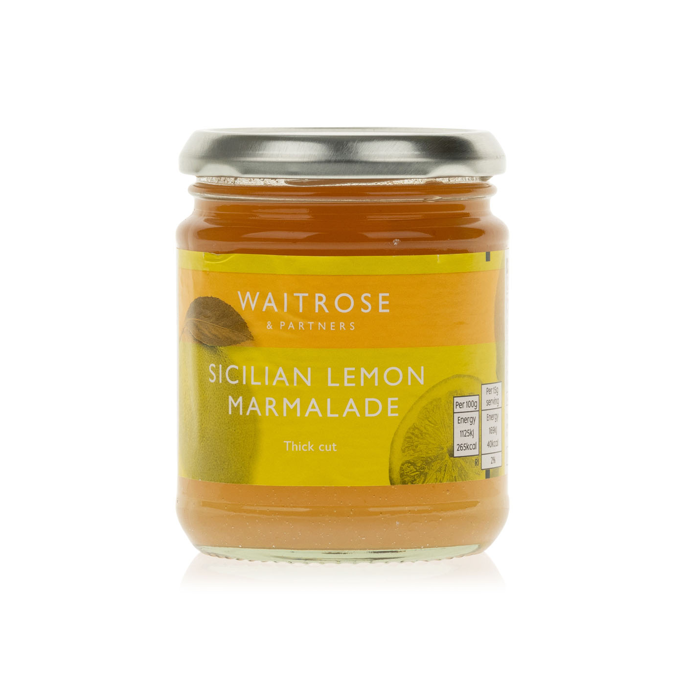 Waitrose Thick Cut Sicilian Lemon Marmalade 340g