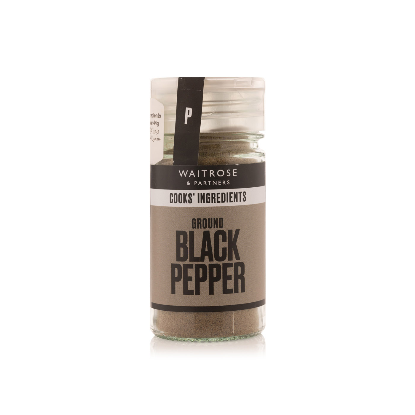 Waitrose Cooks' Ingredients Coarse Ground Black Pepper 38g Spinneys UAE