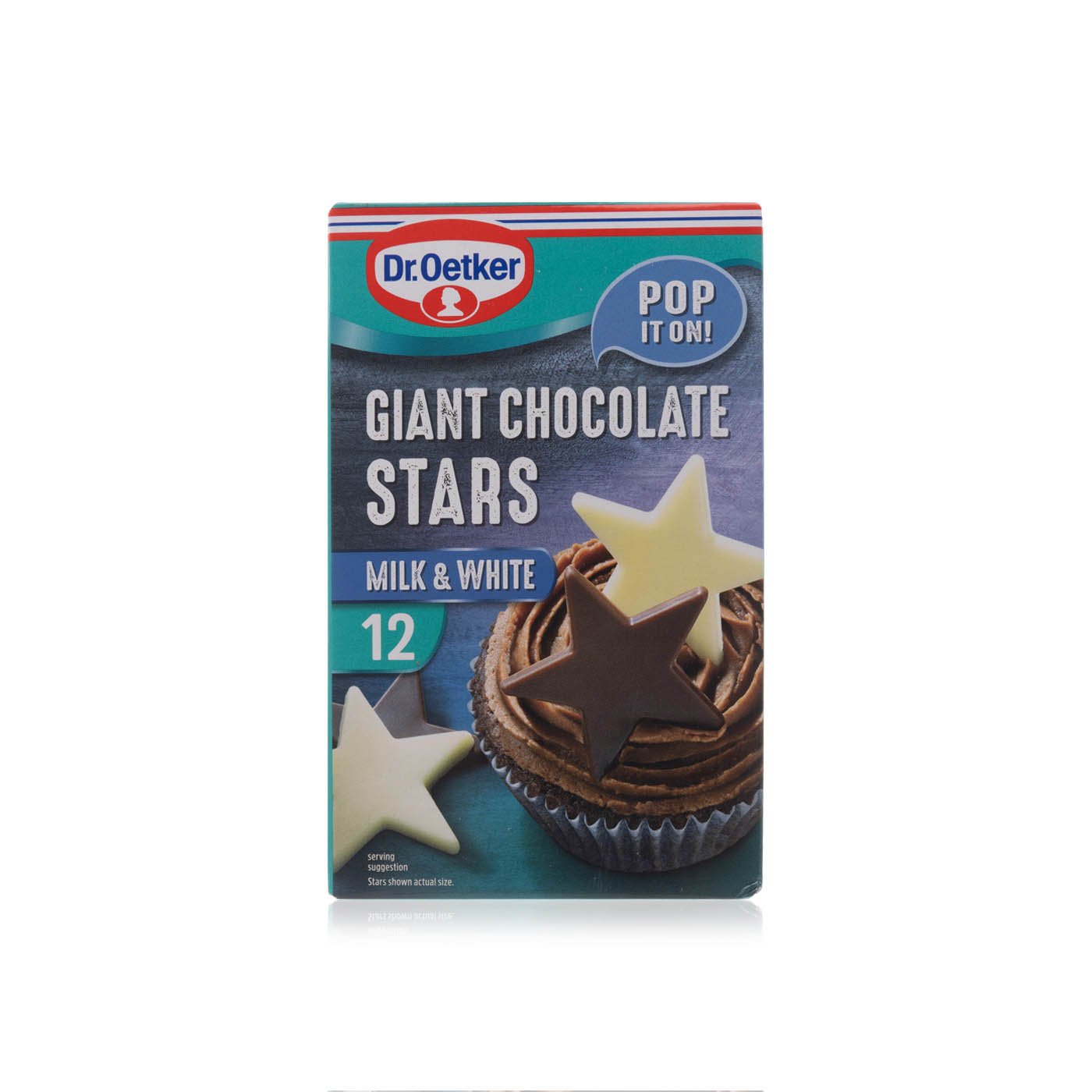 Dr. Oetker Giant Milk and White Chocolate Stars 20g