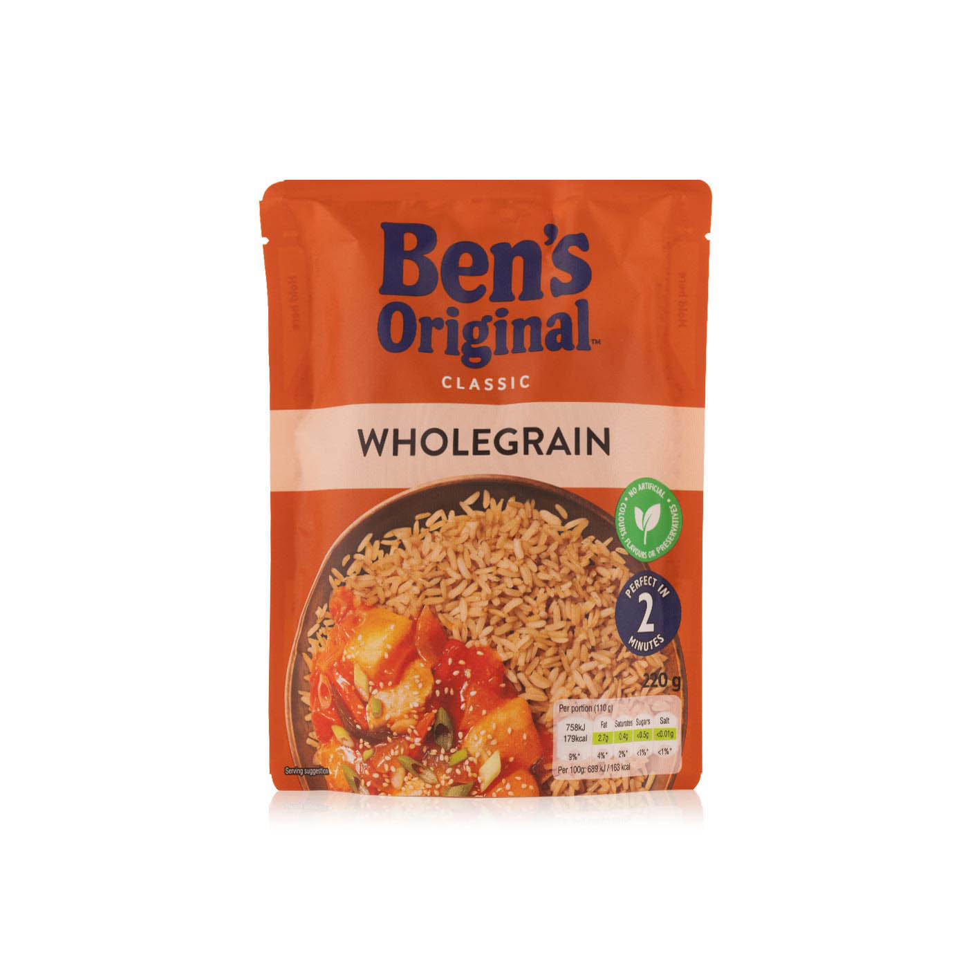 Uncle Ben's Original Wholegrain Rice 220g - Spinneys UAE