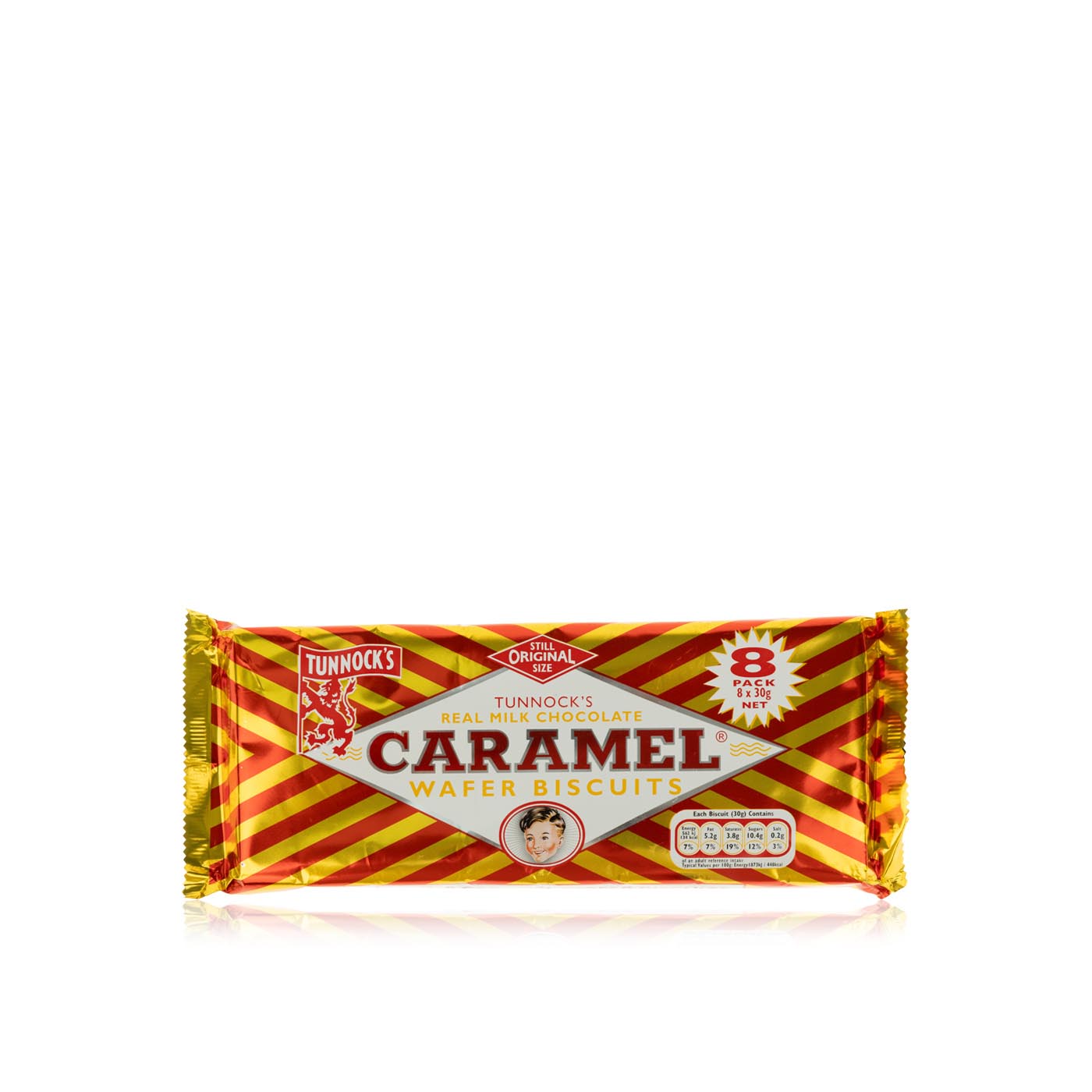 Tunnocks Milk Chocolate Caramel Wafer 240g