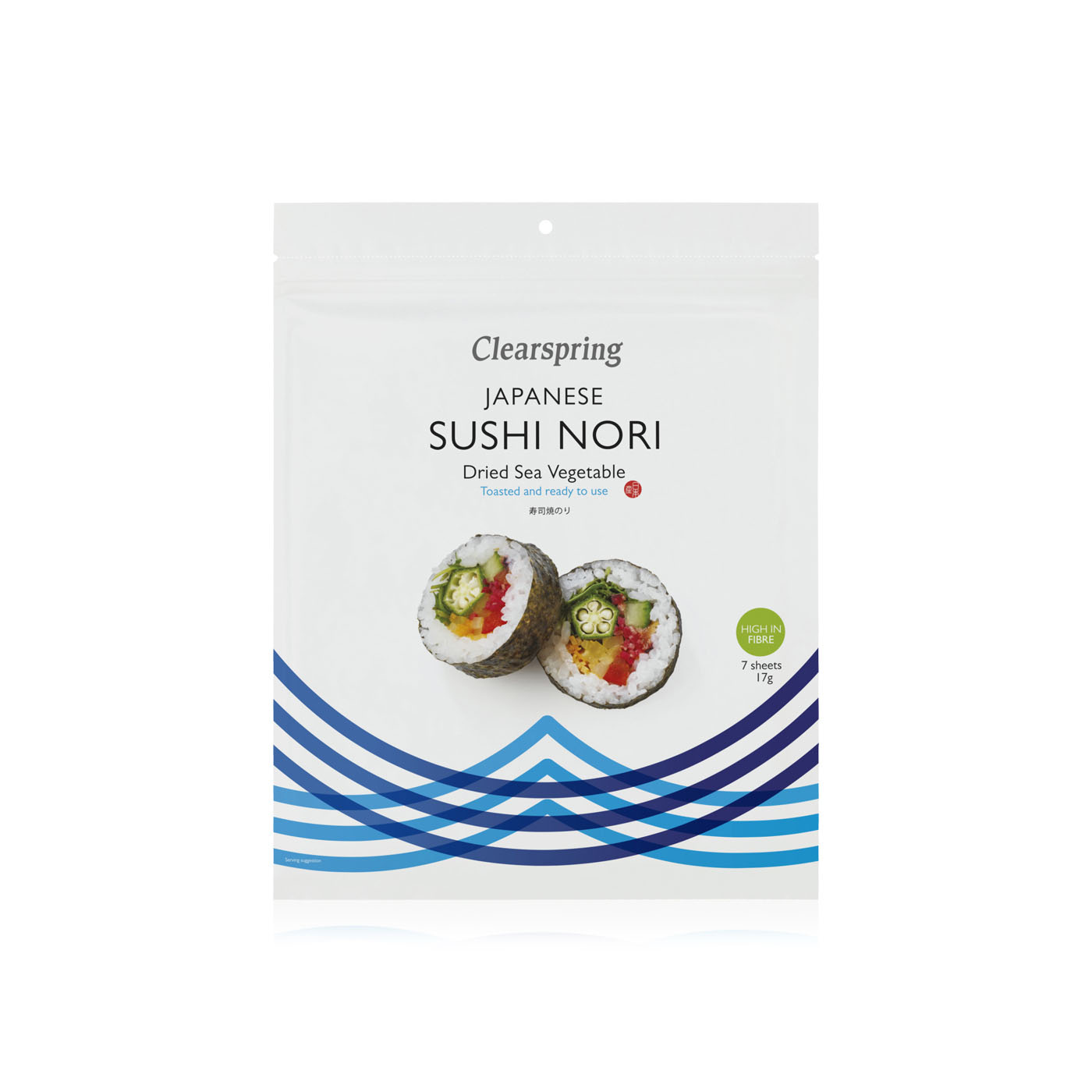 Clearspring sushi nori toasted 7 sheets 17g Spinneys UAE