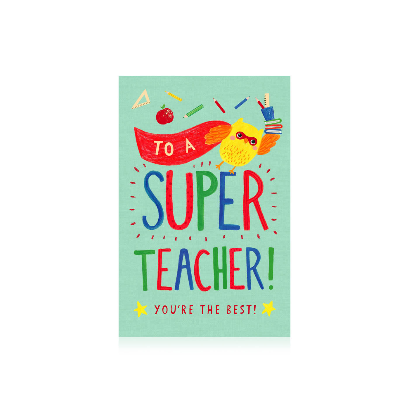 To a super teacher you're the best card - Spinneys UAE