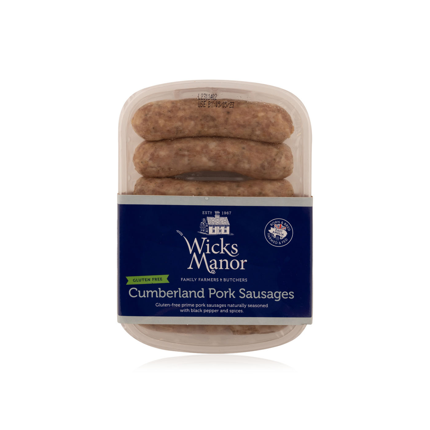 Wicks Manor glutenfree cumberland sausages 400g Spinneys UAE