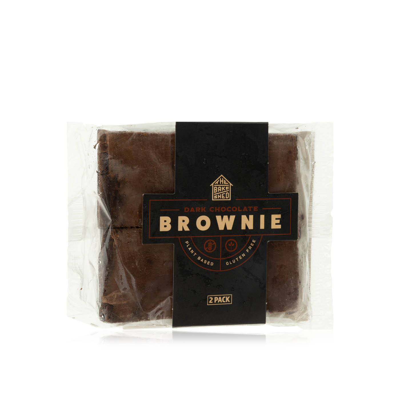 The Bake Shed glutenfree dark chocolate brownie 2 pack 150g Spinneys UAE