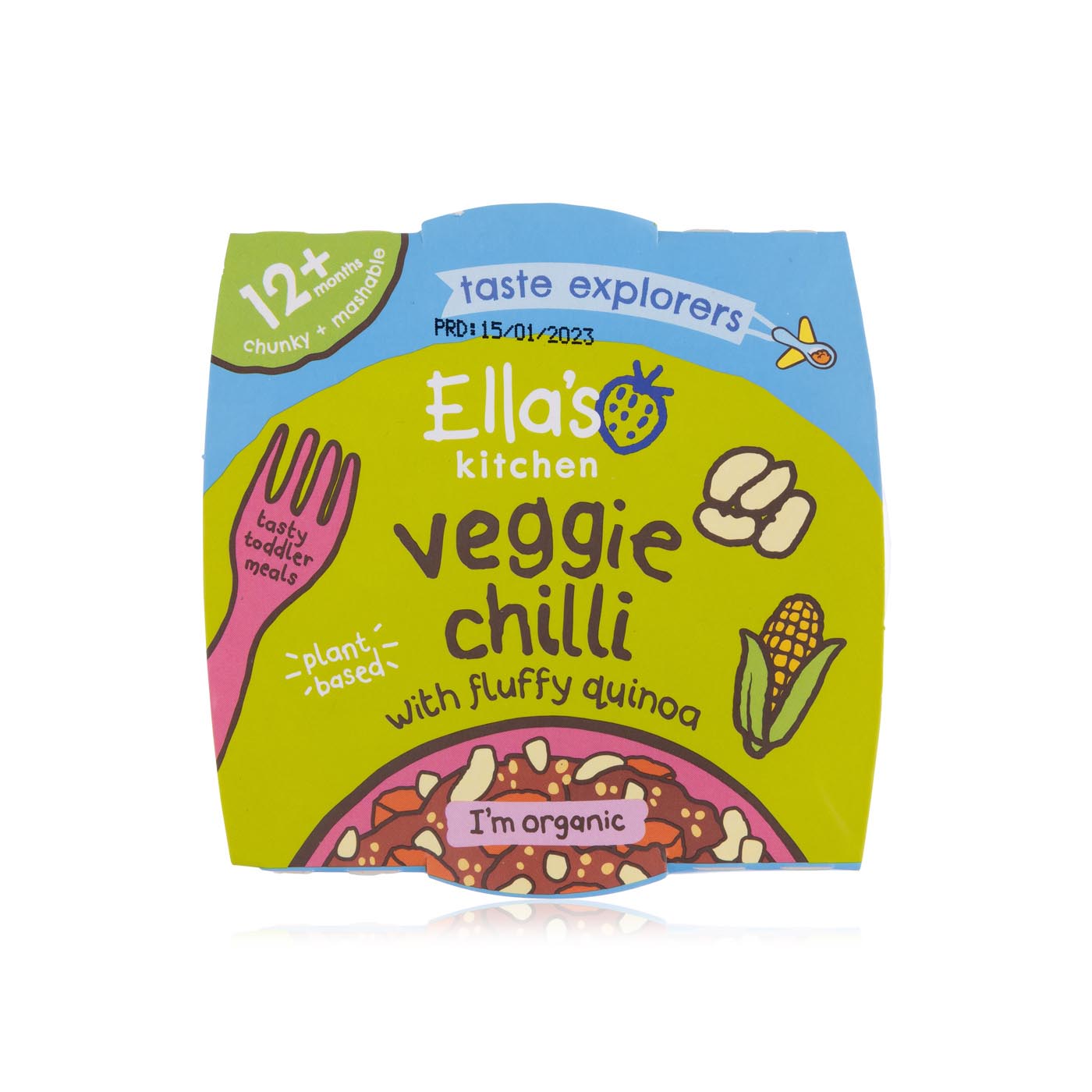 Ella's Kitchen veggie chilli with fluffy quinoa 200g Spinneys UAE