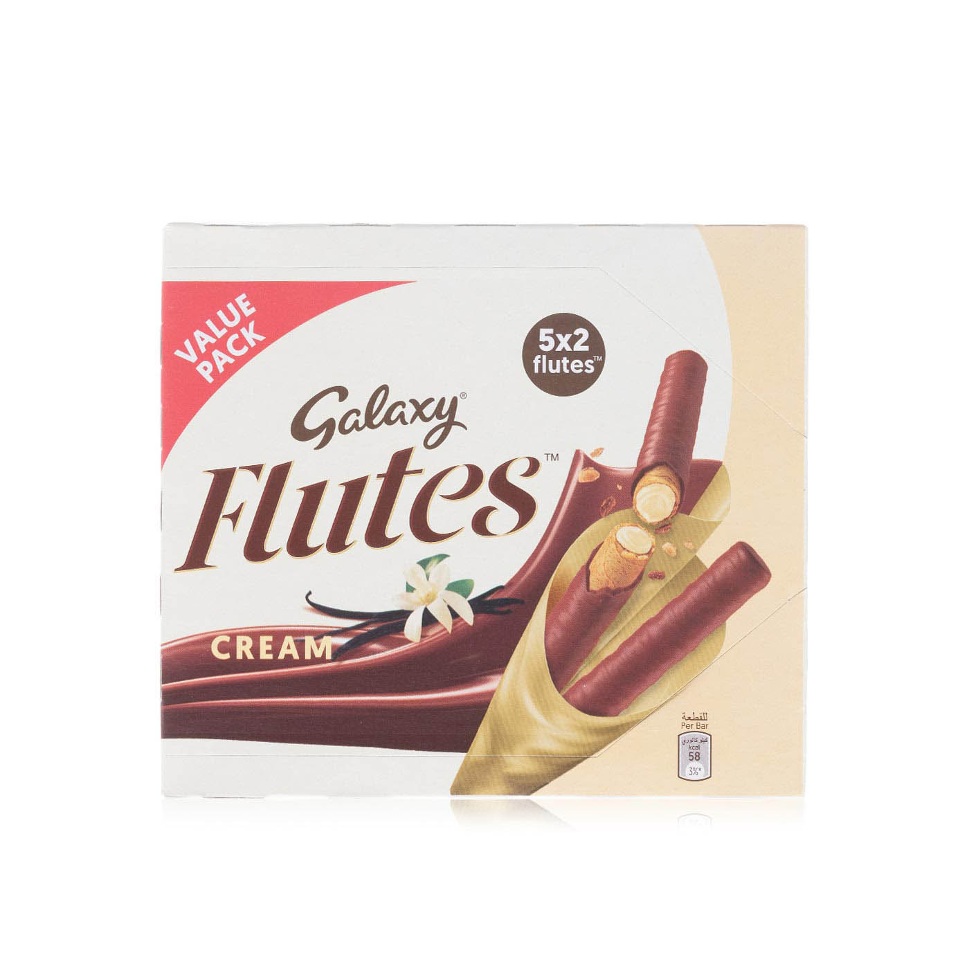 Galaxy flutes cream 22.5g x5 Spinneys UAE