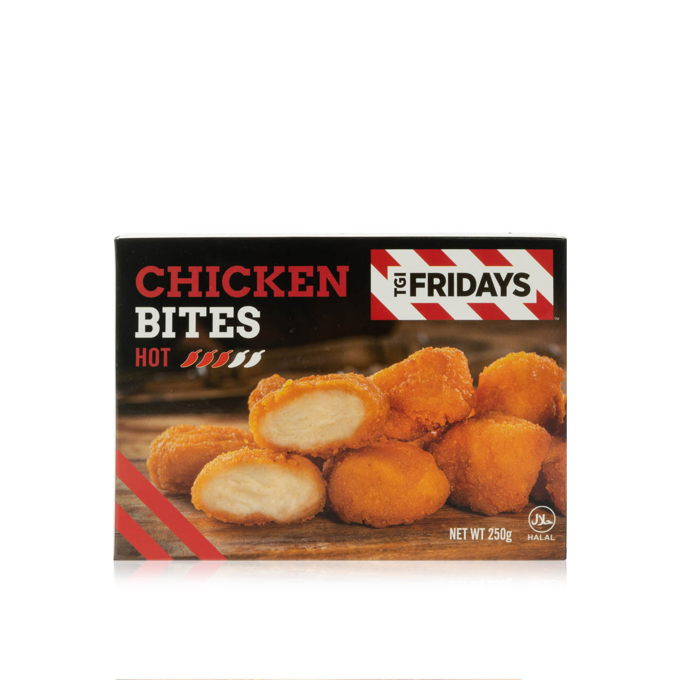 TGI Fridays Frozen Boneless Chicken Bites Buffalo 250G