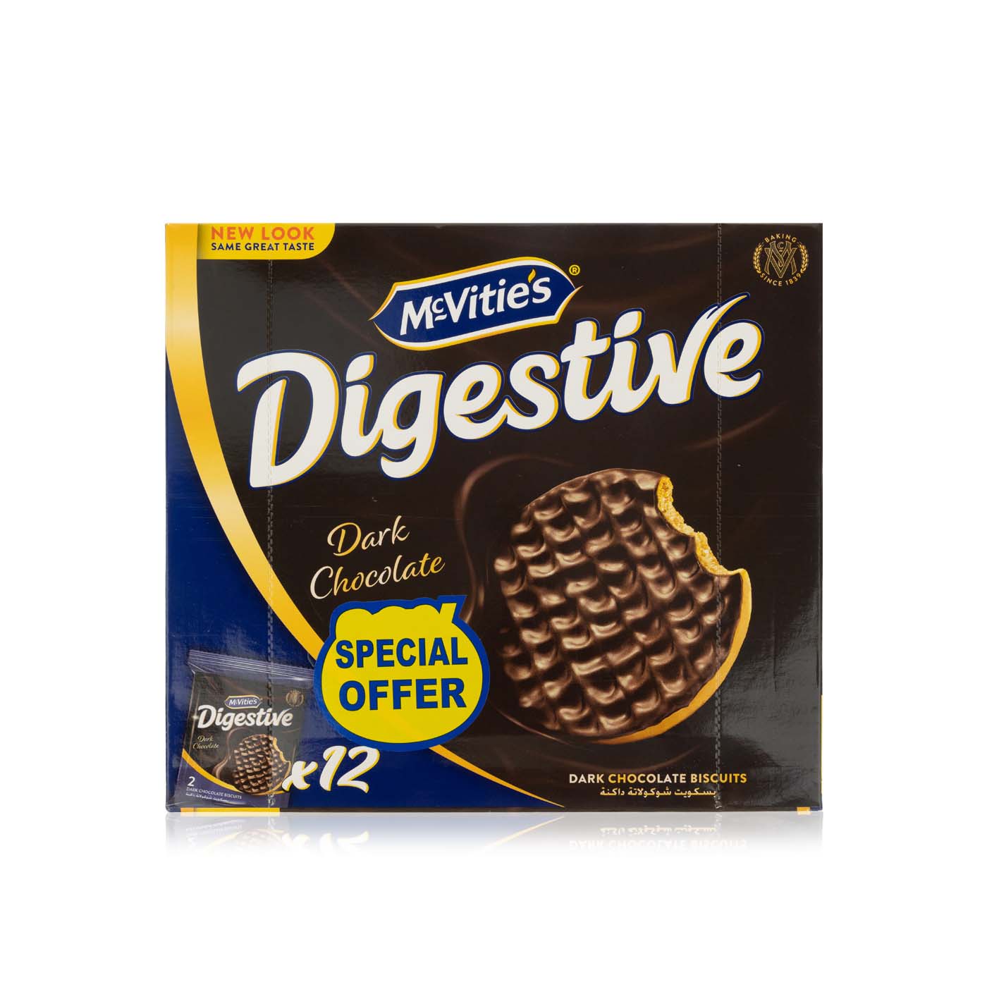 McVities Digestive Dark Chocolate Biscuits 33.3g - Spinneys UAE